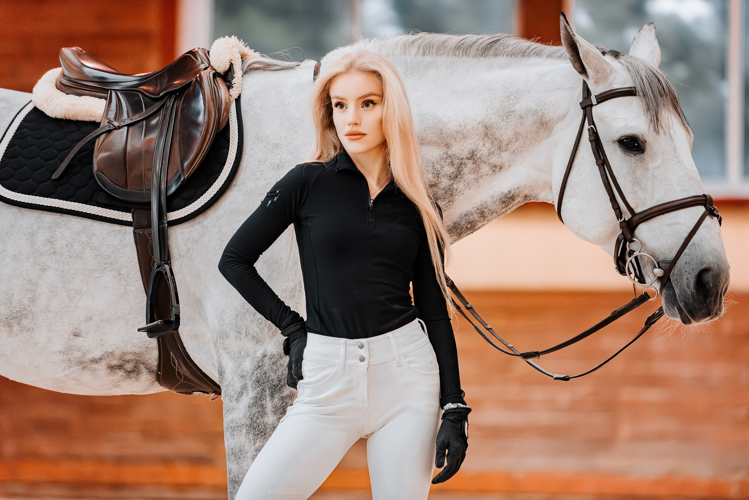 Анастасия и Соперник. Куракина Дарья • Конный фотограф