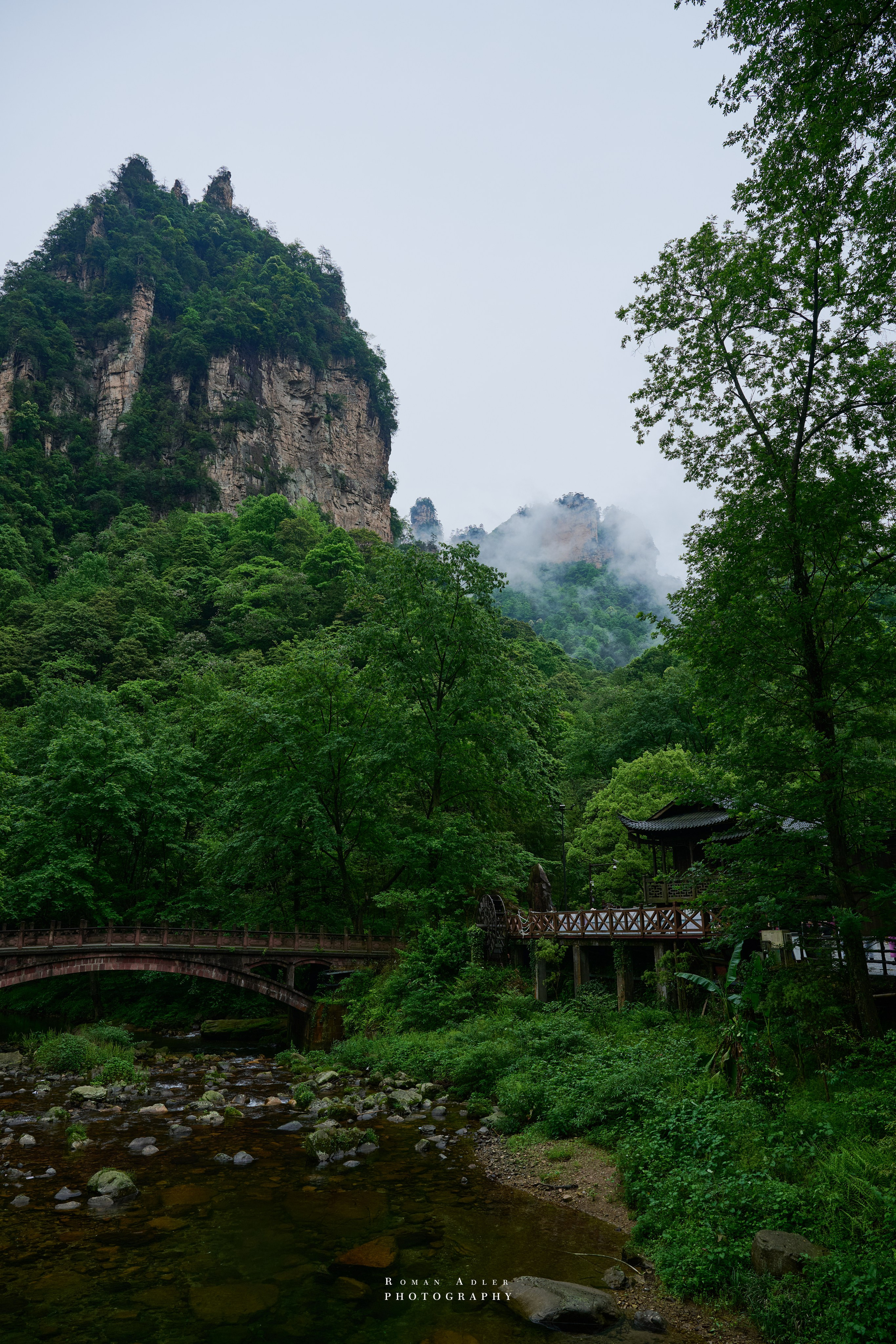 Zhangjiajie. Here, the sky seems to descend to the earth