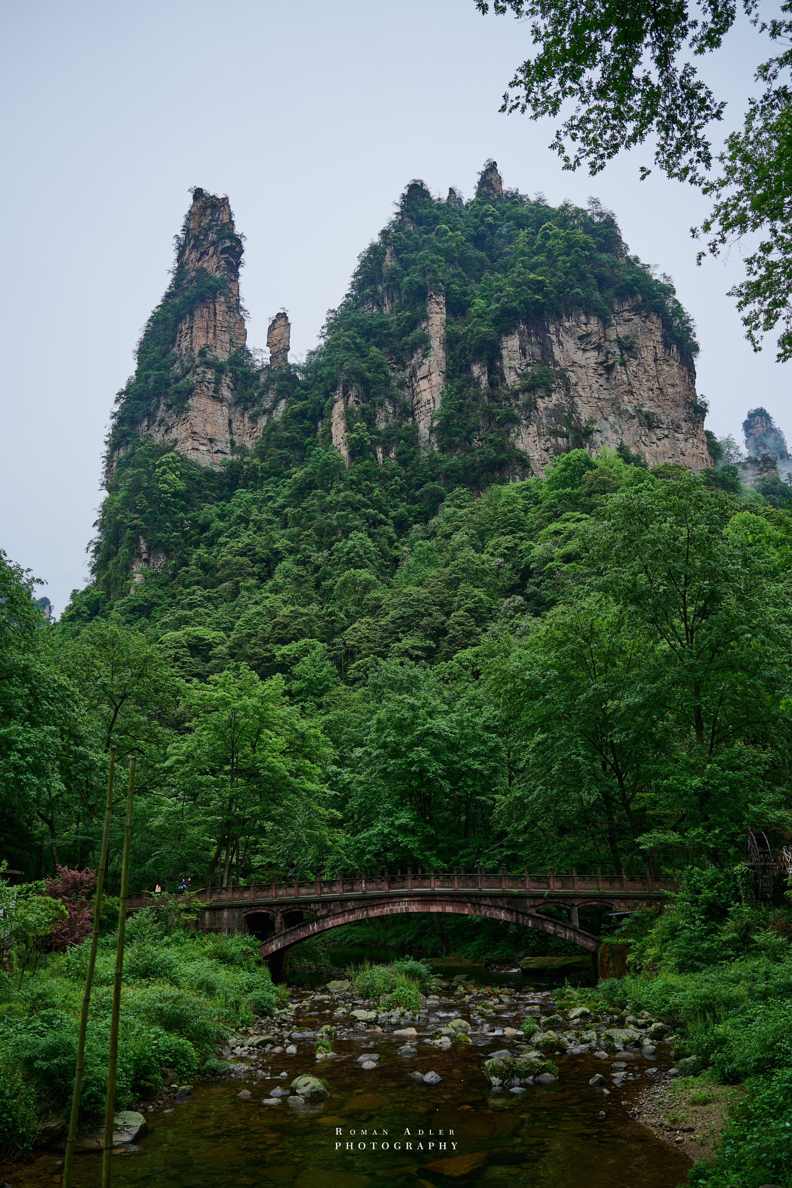 Zhangjiajie. Here, the sky seems to descend to the earth