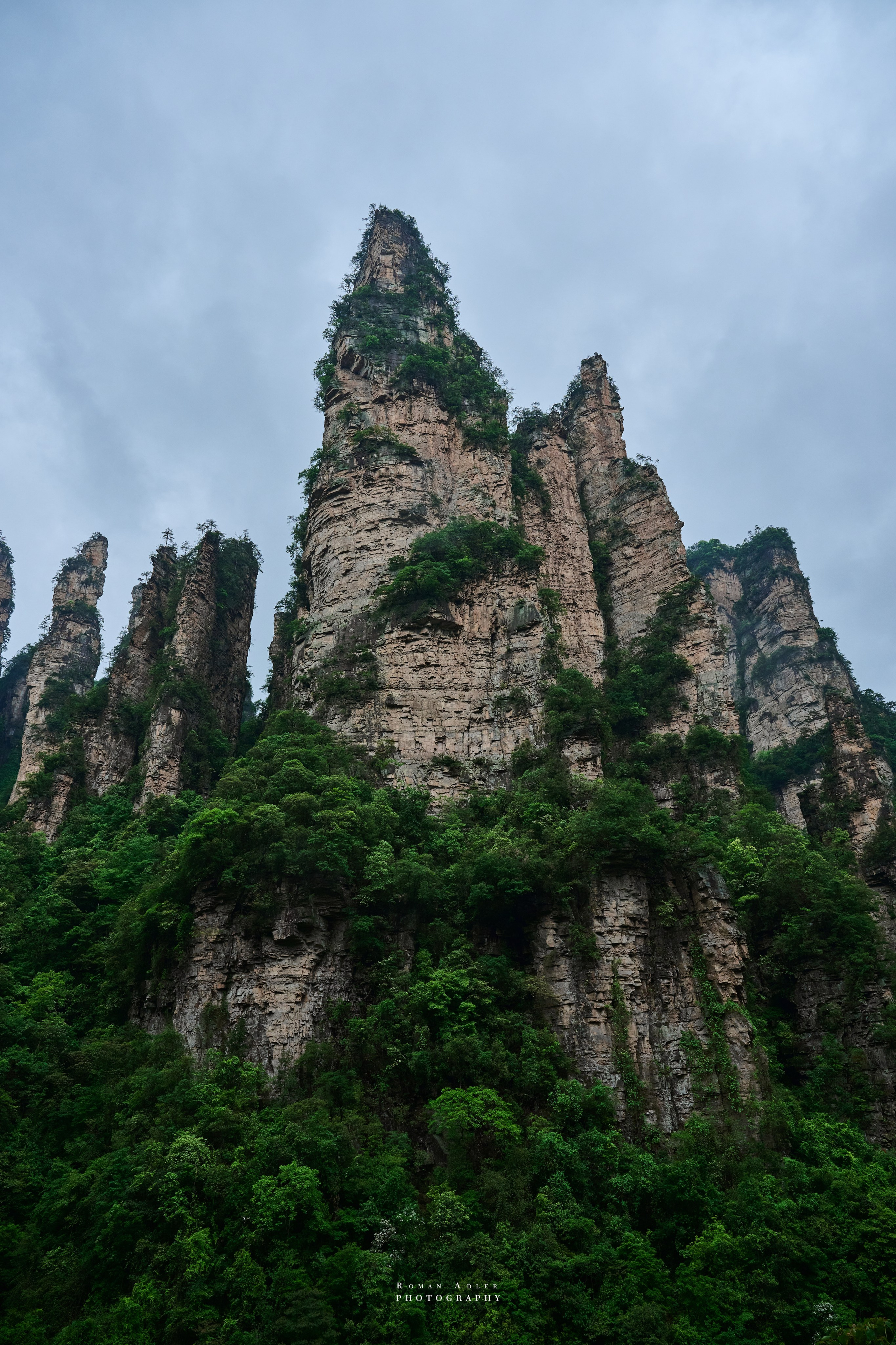 Zhangjiajie. Here, the sky seems to descend to the earth