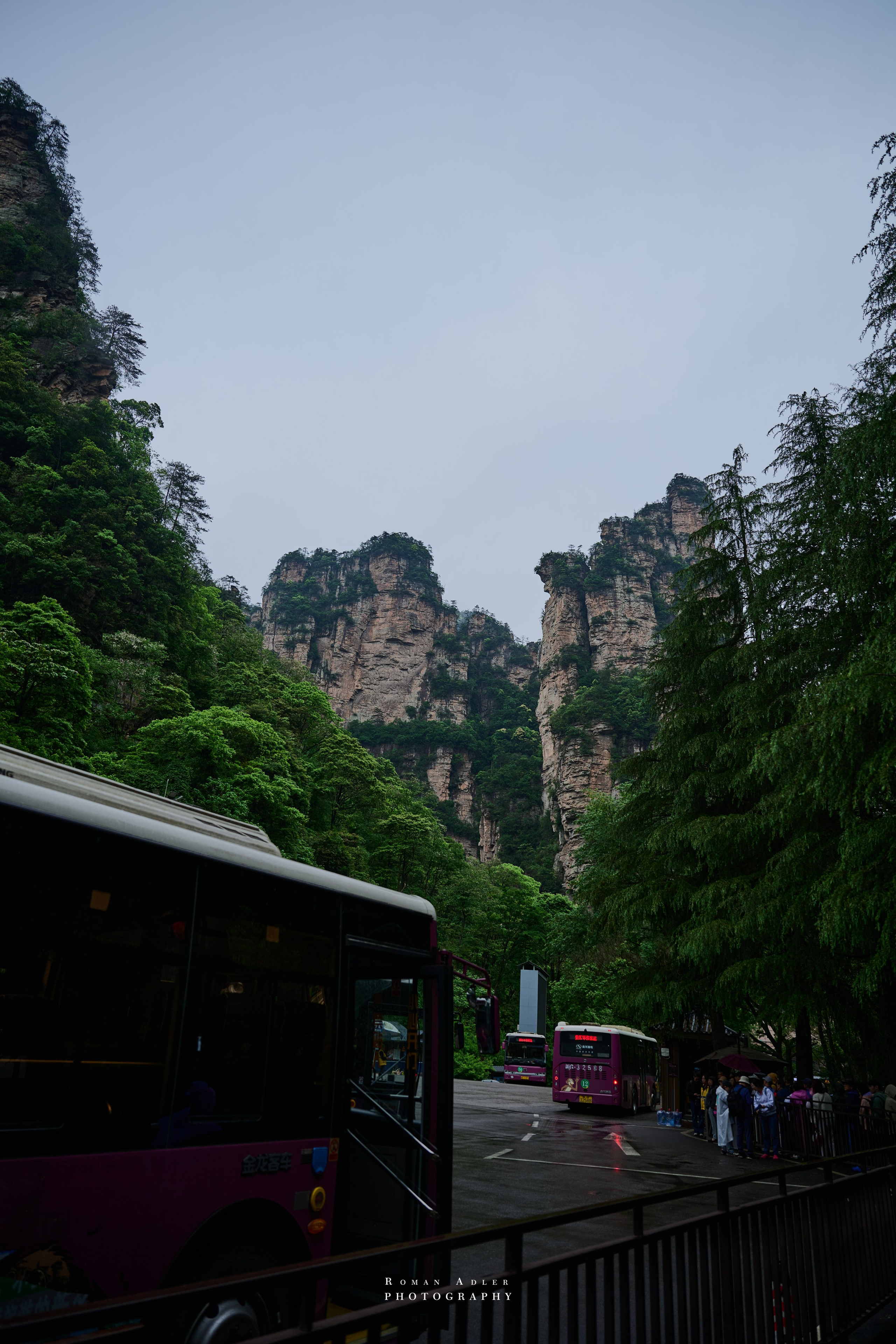 Zhangjiajie. Here, the sky seems to descend to the earth