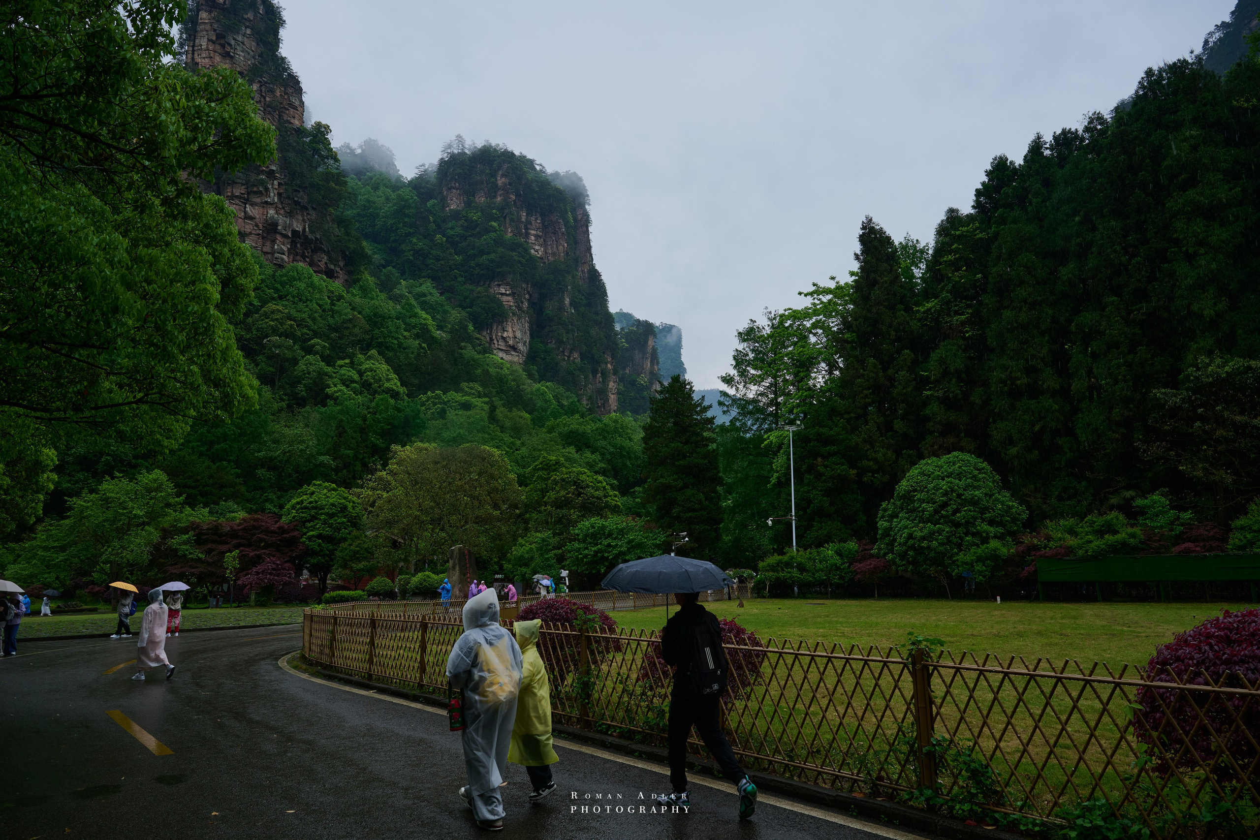 Zhangjiajie. Here, the sky seems to descend to the earth
