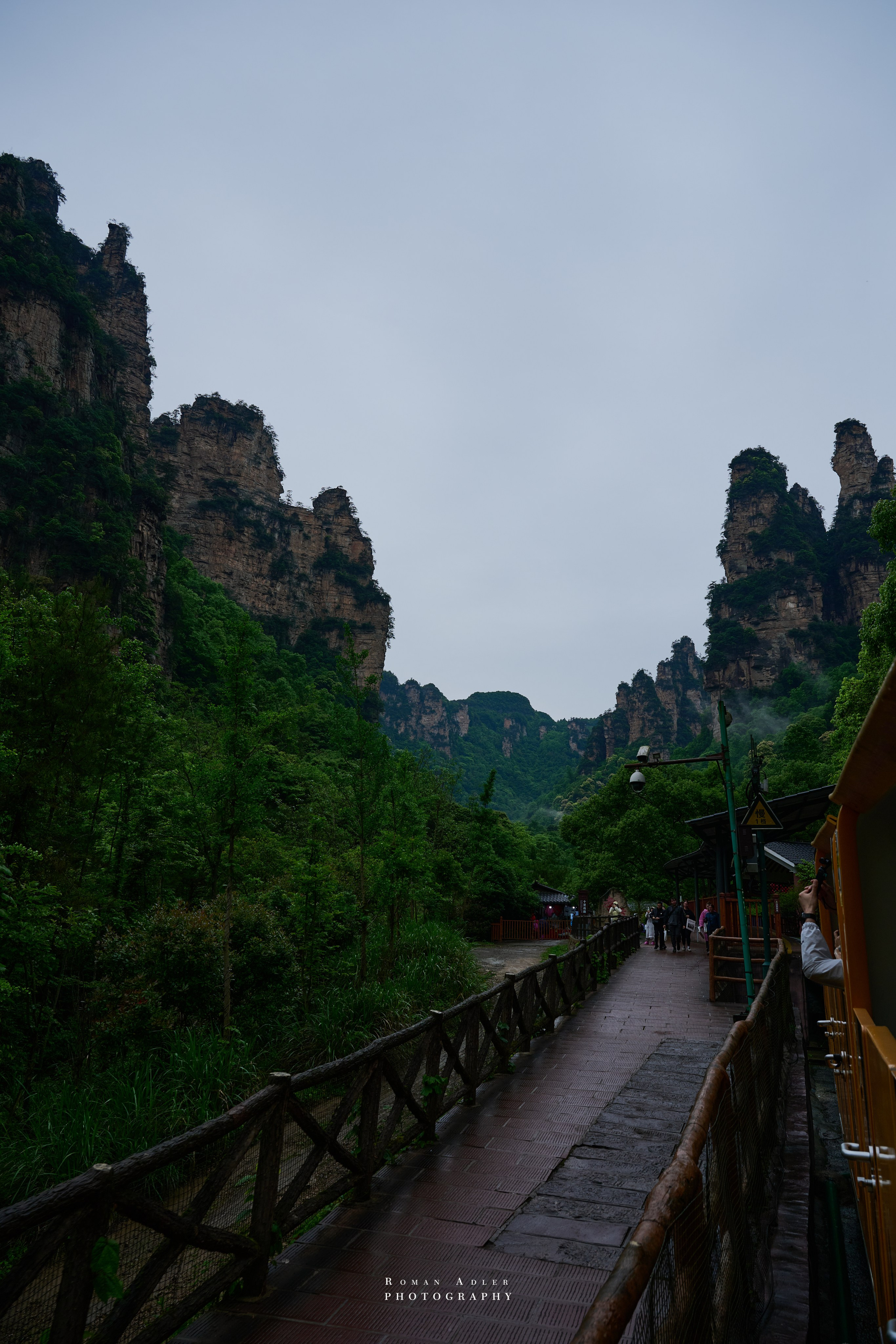 Zhangjiajie. Here, the sky seems to descend to the earth