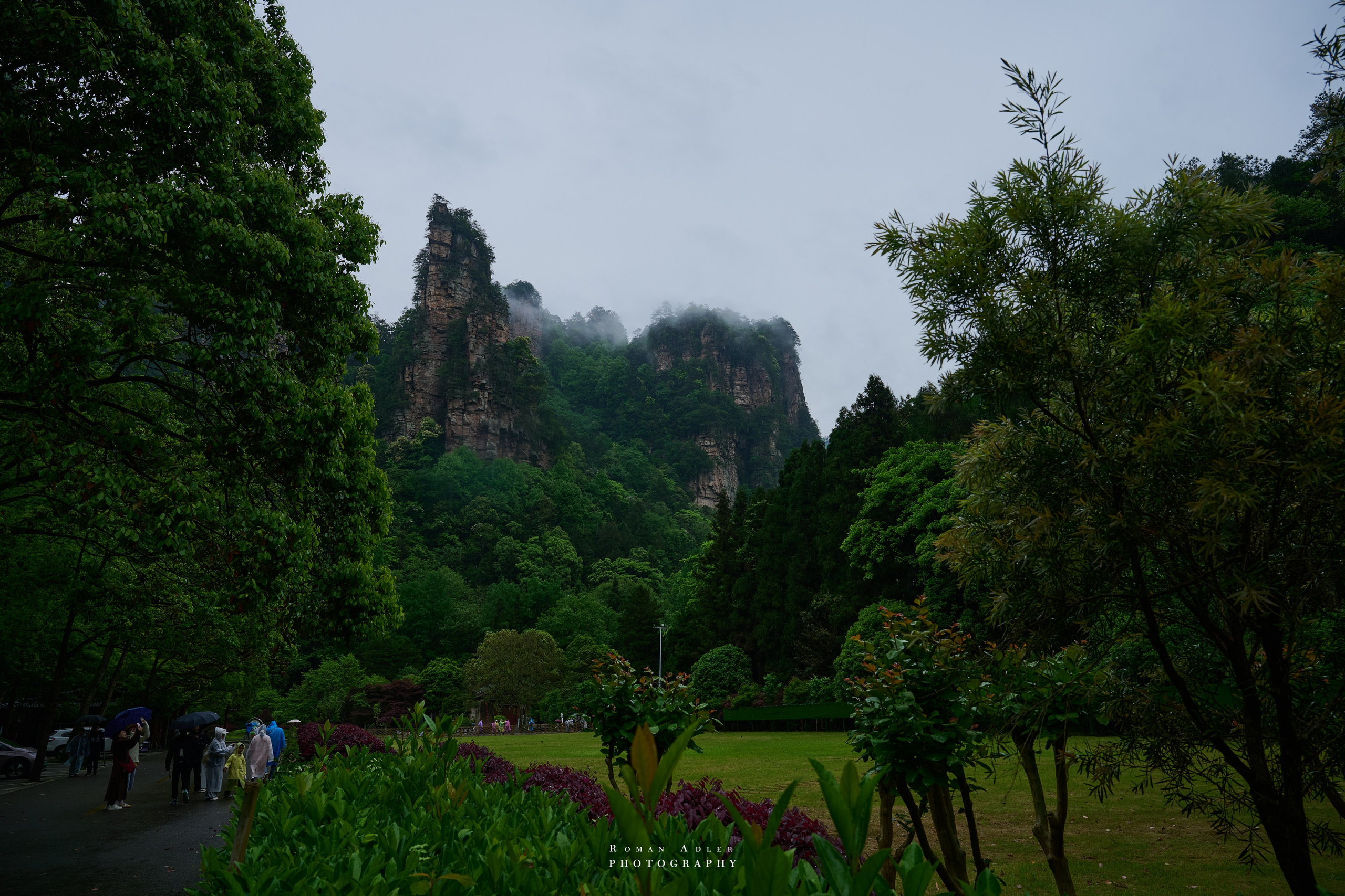 Zhangjiajie. Here, the sky seems to descend to the earth