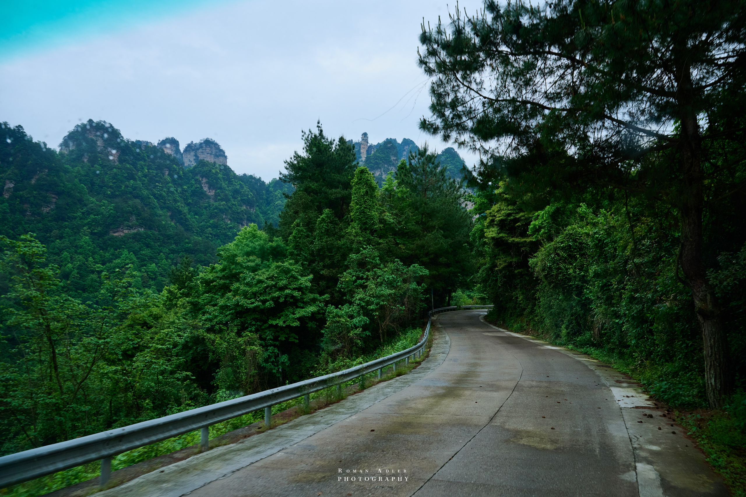 Zhangjiajie. Here, the sky seems to descend to the earth