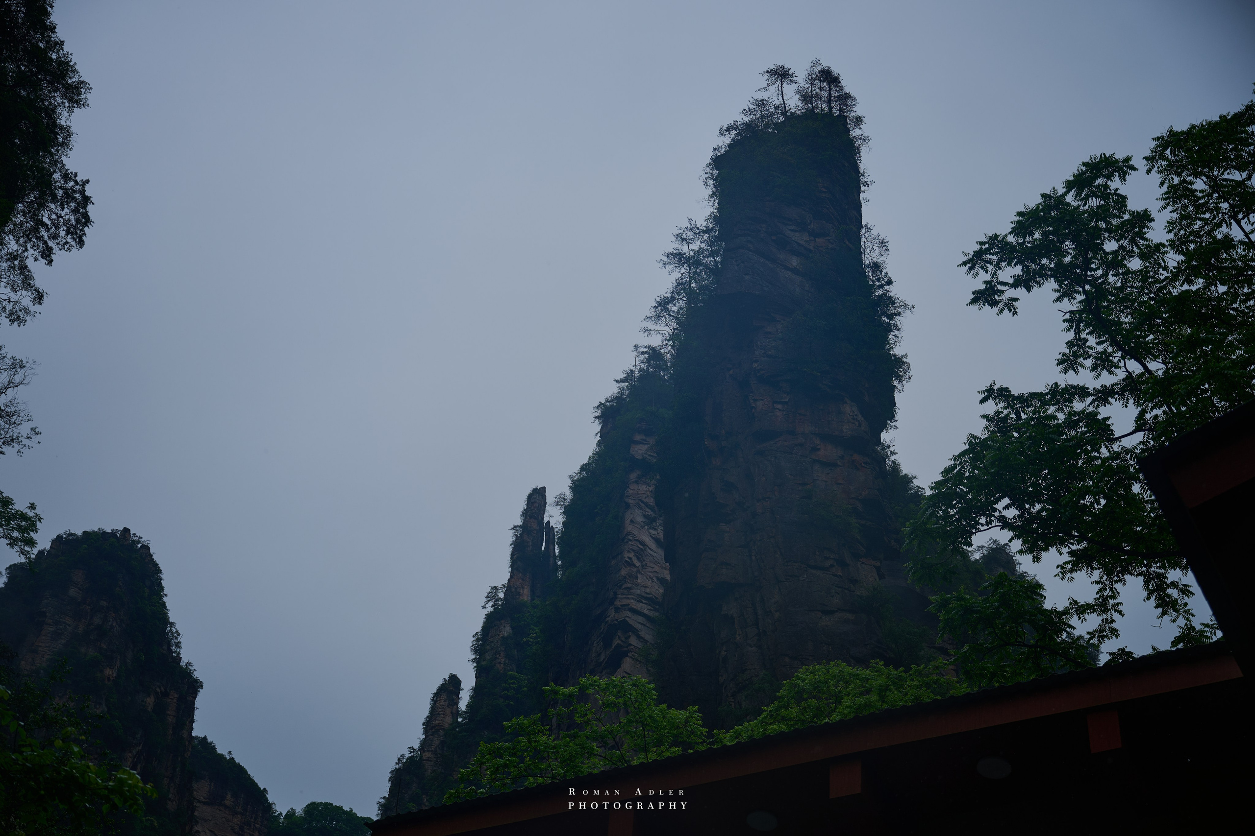 Zhangjiajie. Here, the sky seems to descend to the earth