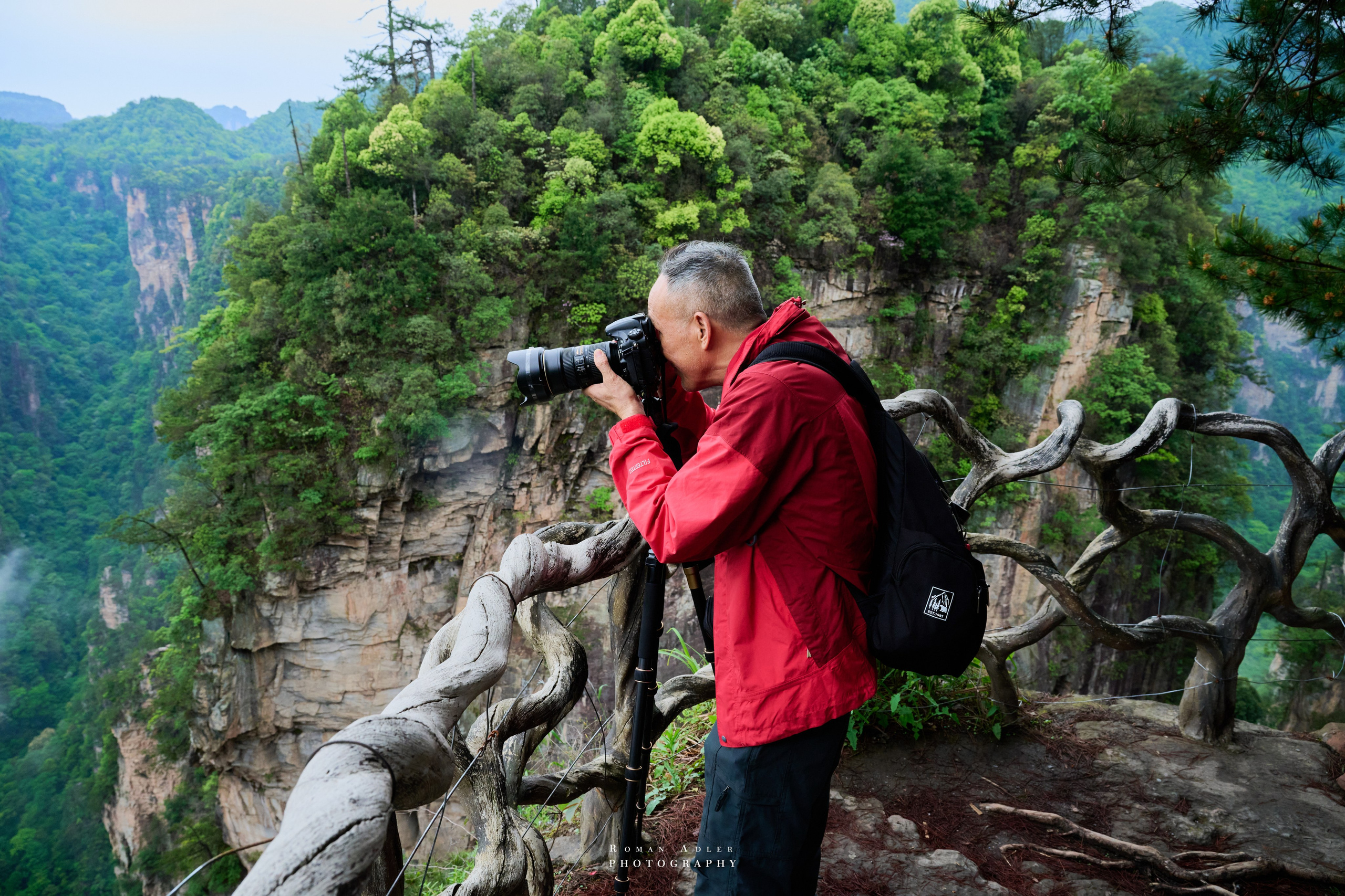 Zhangjiajie. Here, the sky seems to descend to the earth