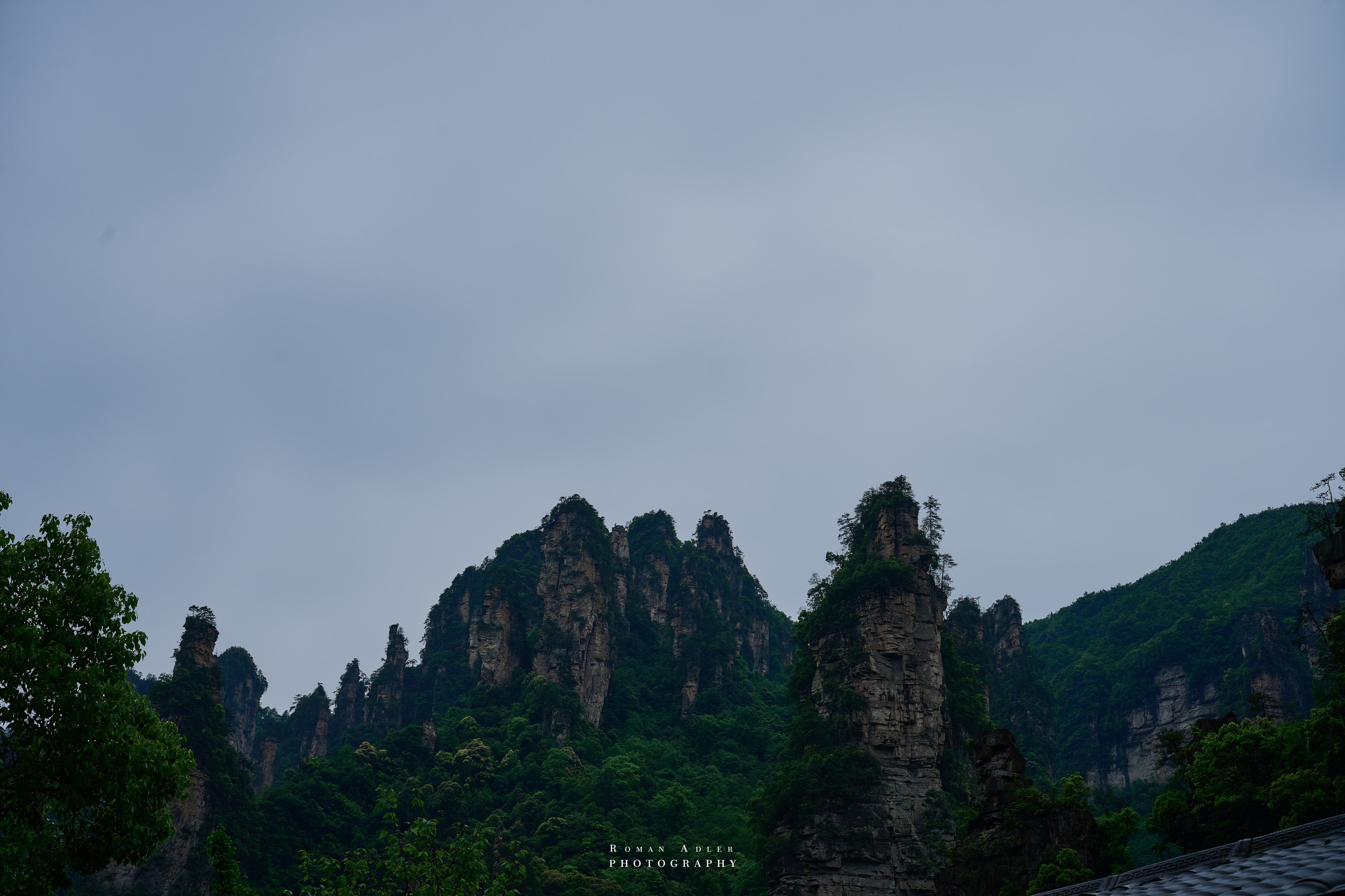 Zhangjiajie. Here, the sky seems to descend to the earth