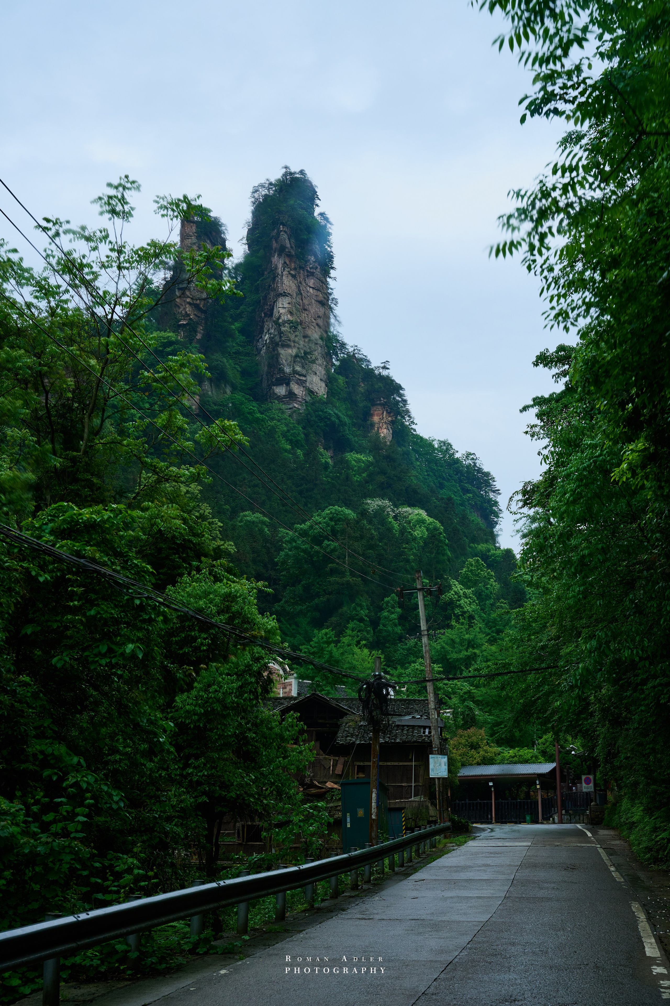 Zhangjiajie. Here, the sky seems to descend to the earth