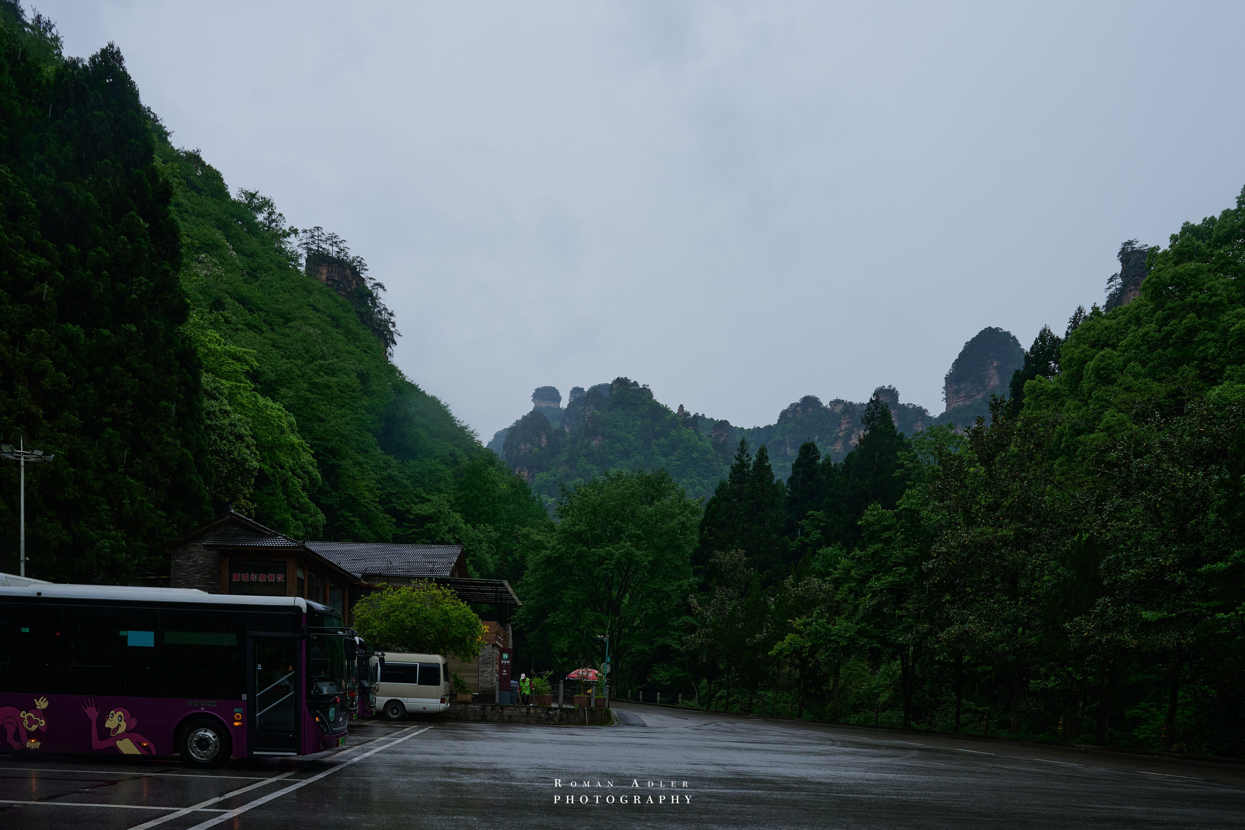 Zhangjiajie. Here, the sky seems to descend to the earth