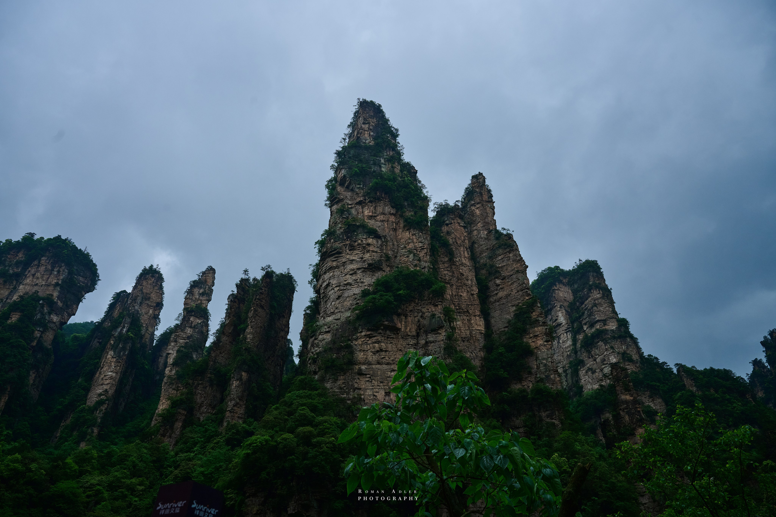 Zhangjiajie. Here, the sky seems to descend to the earth