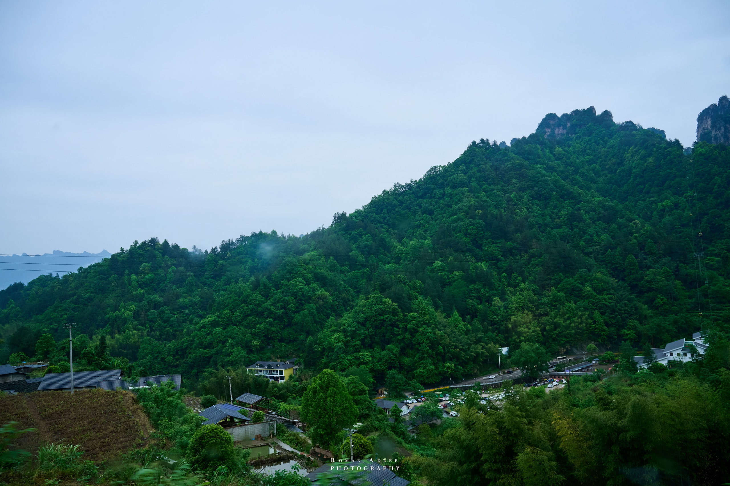 Zhangjiajie. Here, the sky seems to descend to the earth
