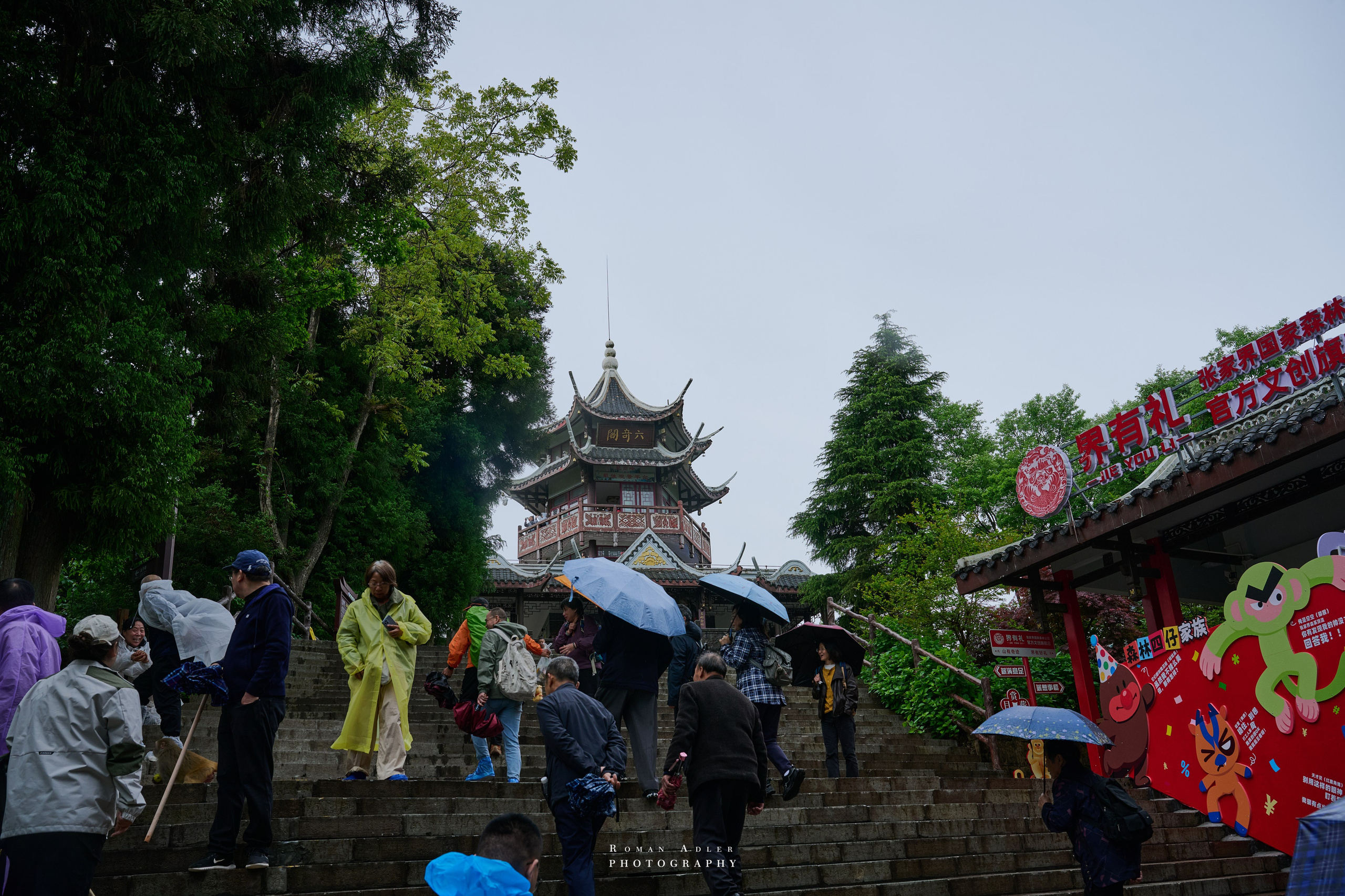 Zhangjiajie. Here, the sky seems to descend to the earth