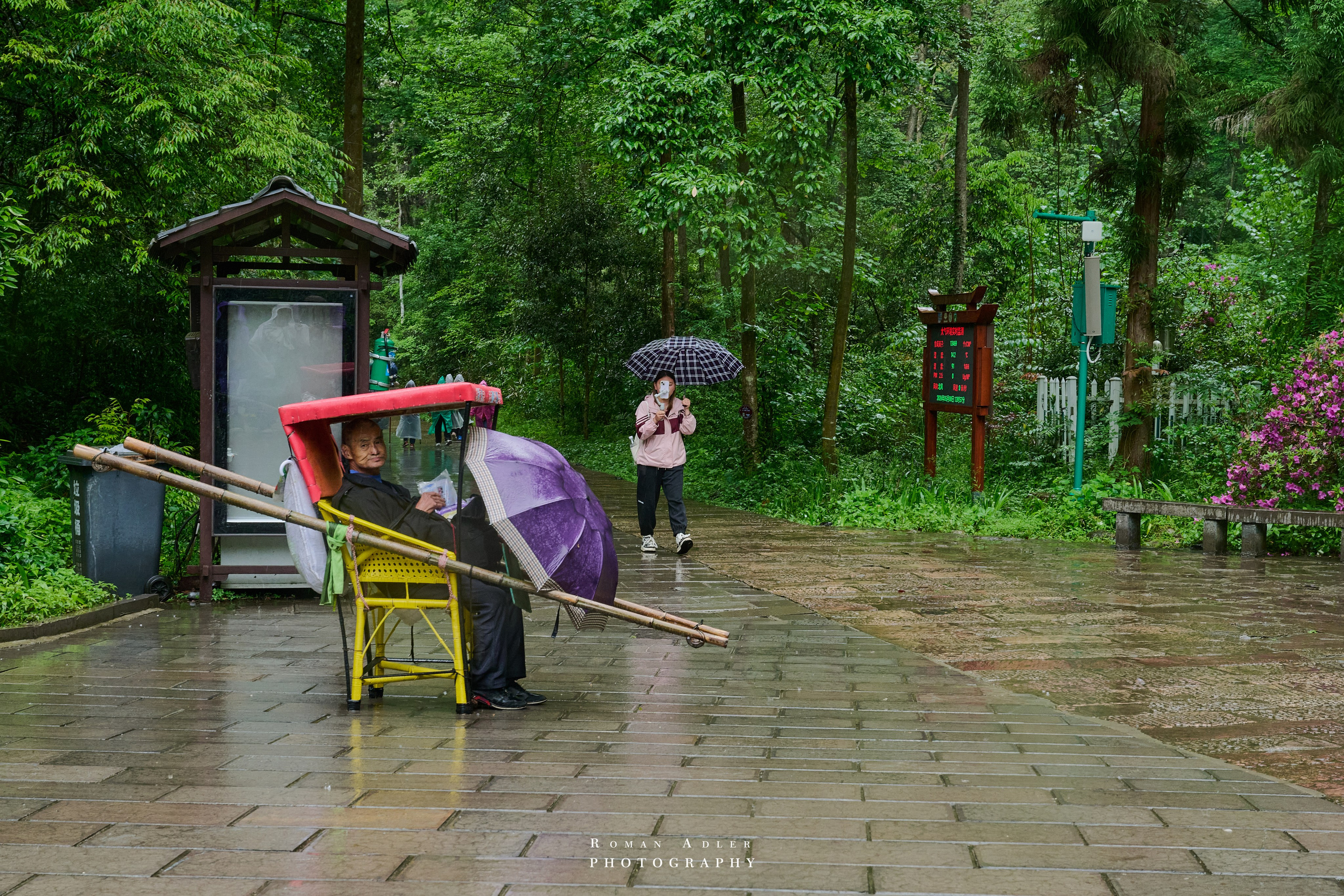 Zhangjiajie. Here, the sky seems to descend to the earth