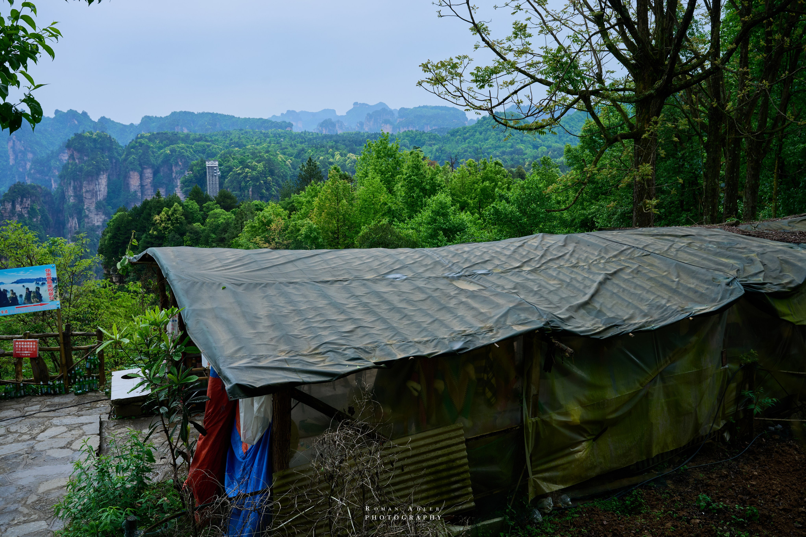 Zhangjiajie. Here, the sky seems to descend to the earth
