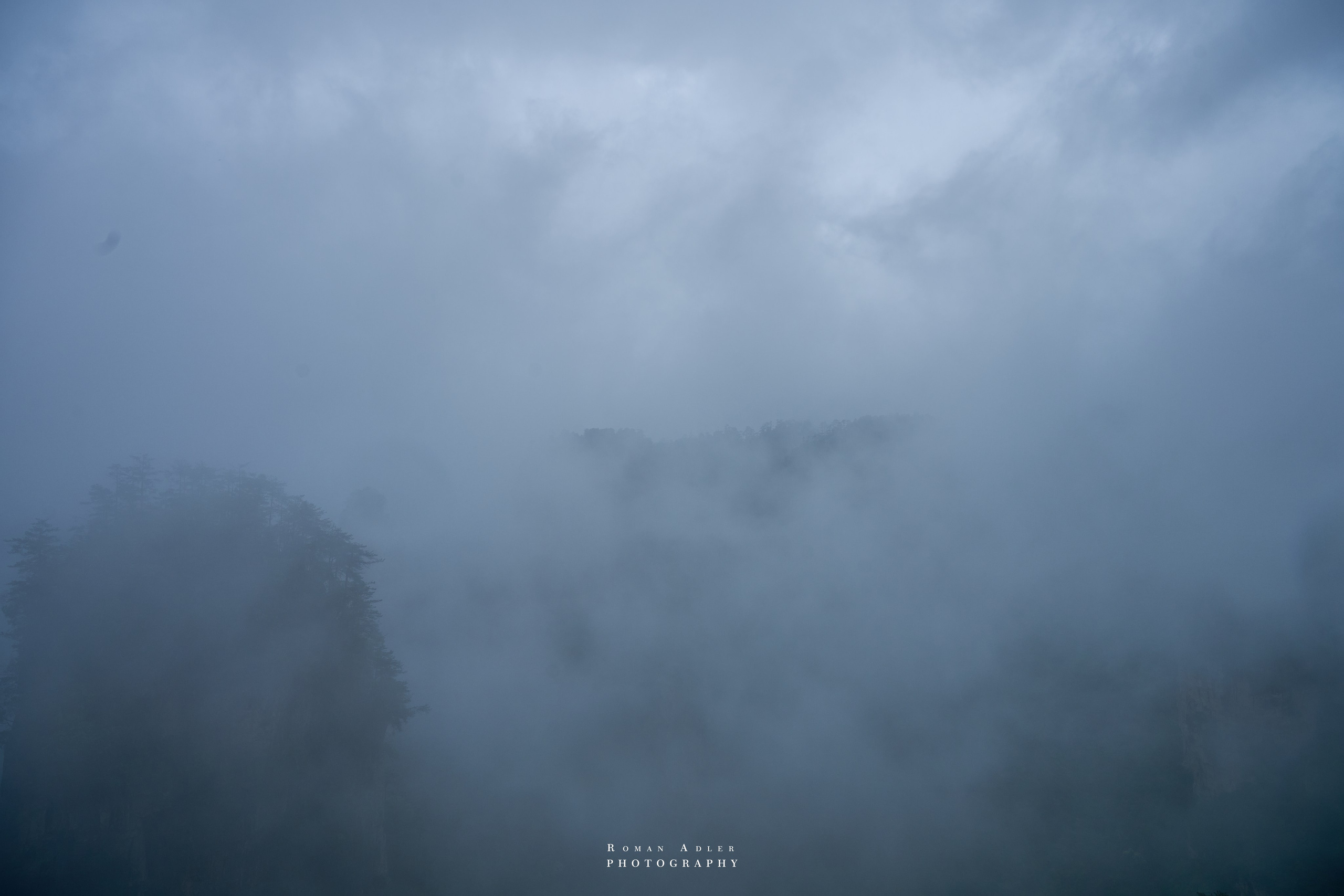 Zhangjiajie. Here, the sky seems to descend to the earth