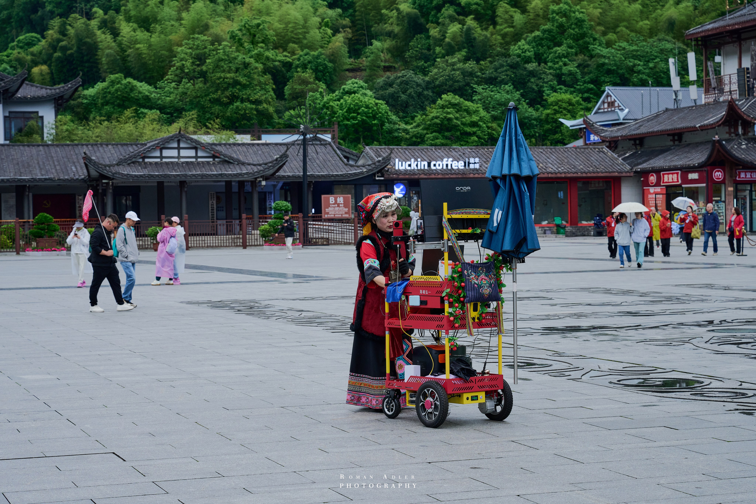 Zhangjiajie. Here, the sky seems to descend to the earth