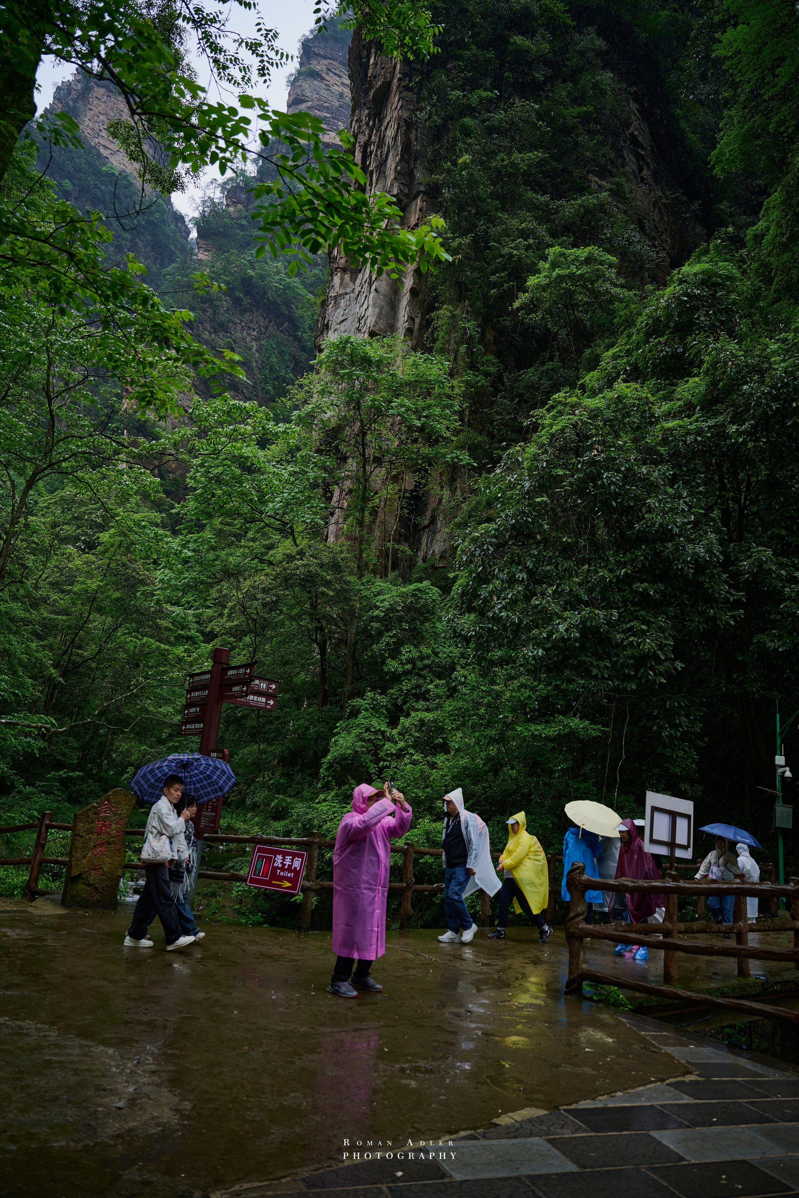 Zhangjiajie. Here, the sky seems to descend to the earth