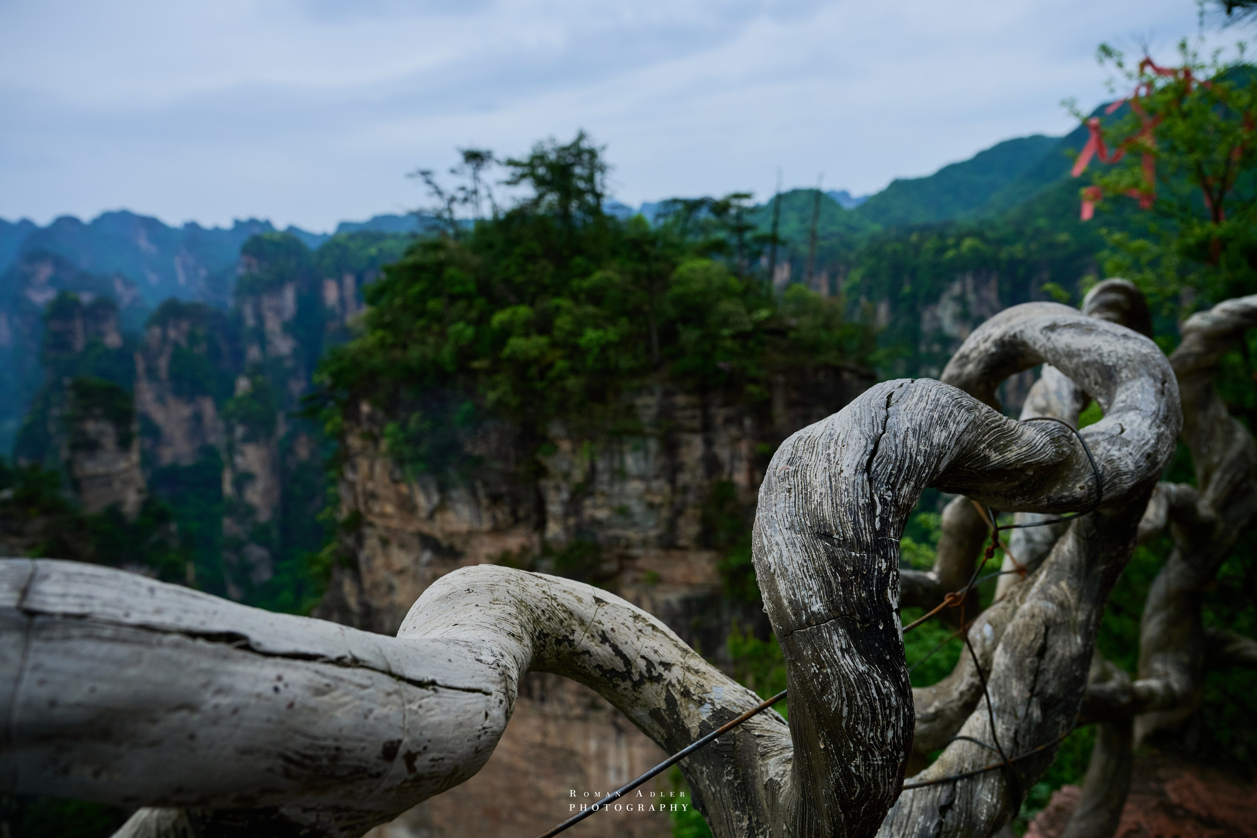 Zhangjiajie. Here, the sky seems to descend to the earth