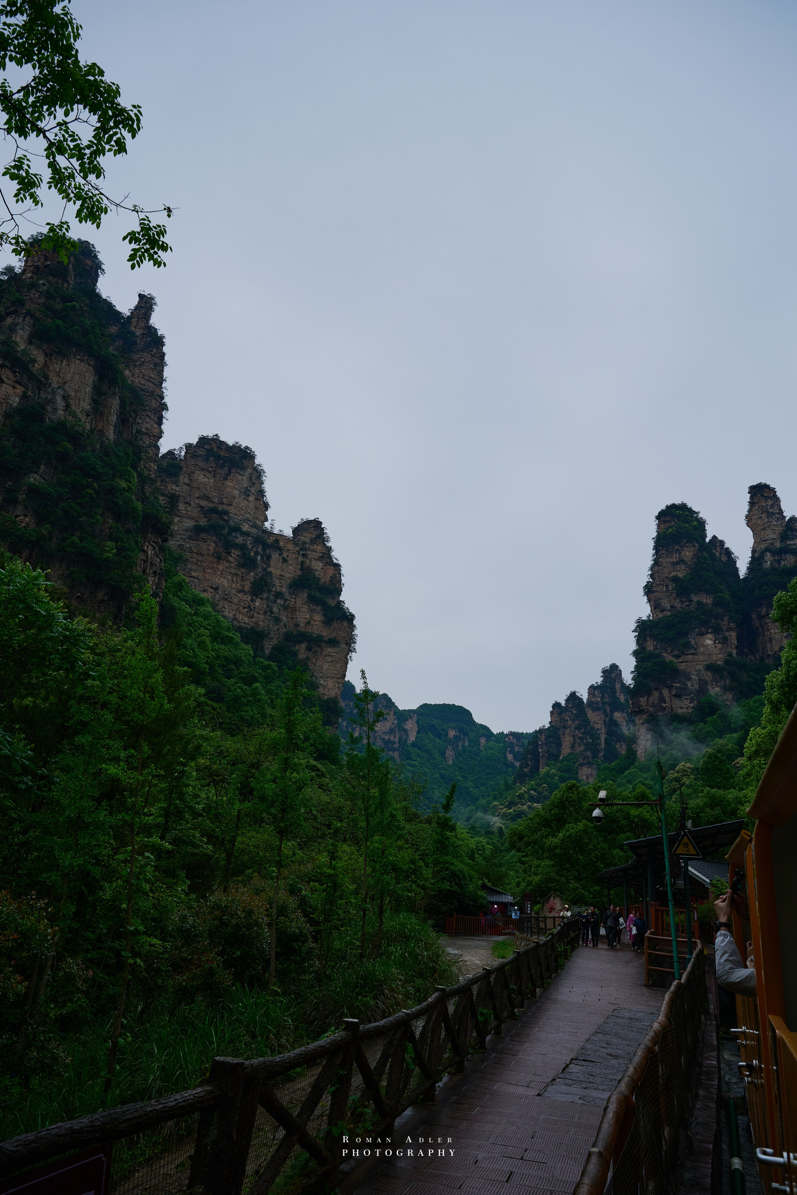 Zhangjiajie. Here, the sky seems to descend to the earth