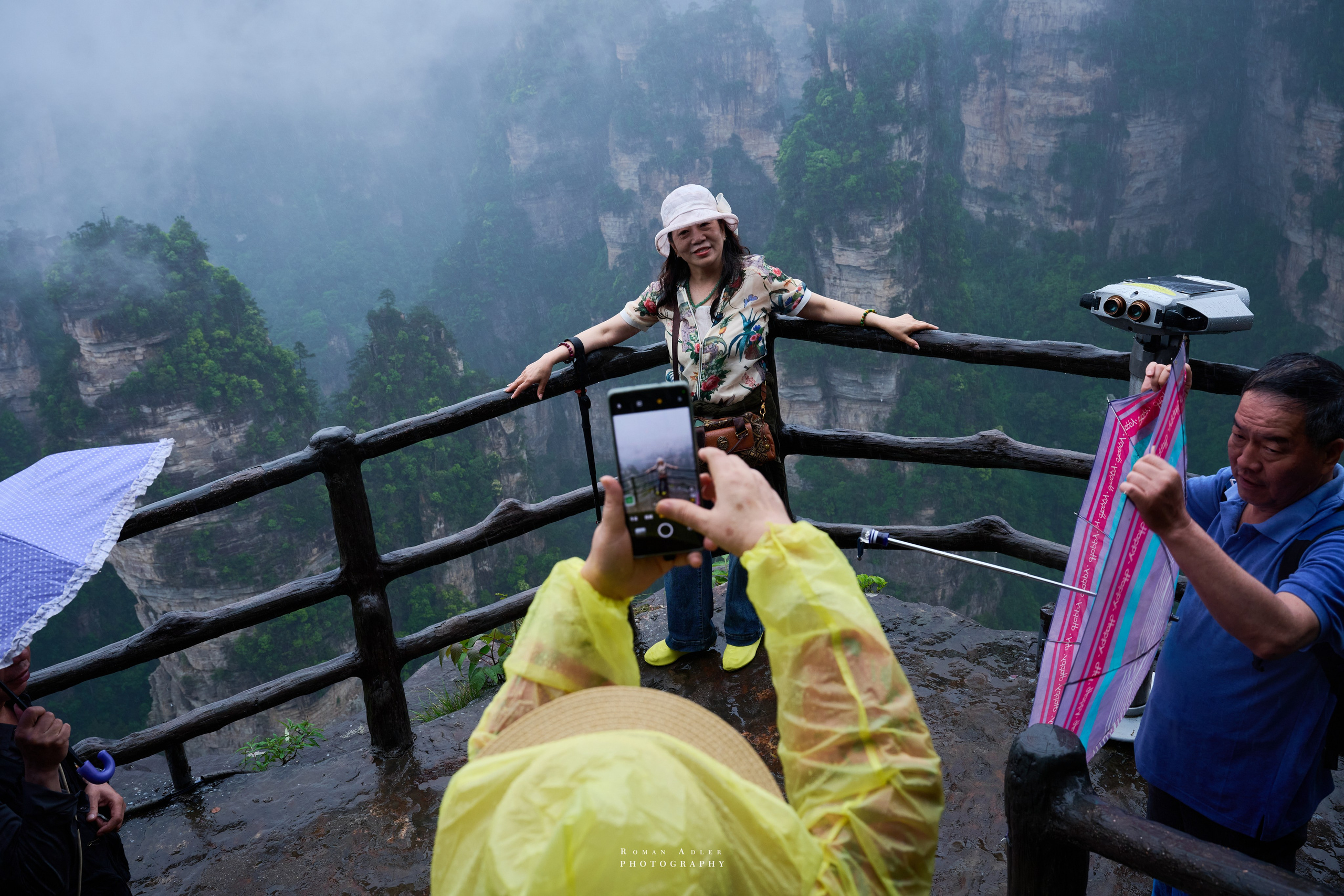 Zhangjiajie. Here, the sky seems to descend to the earth