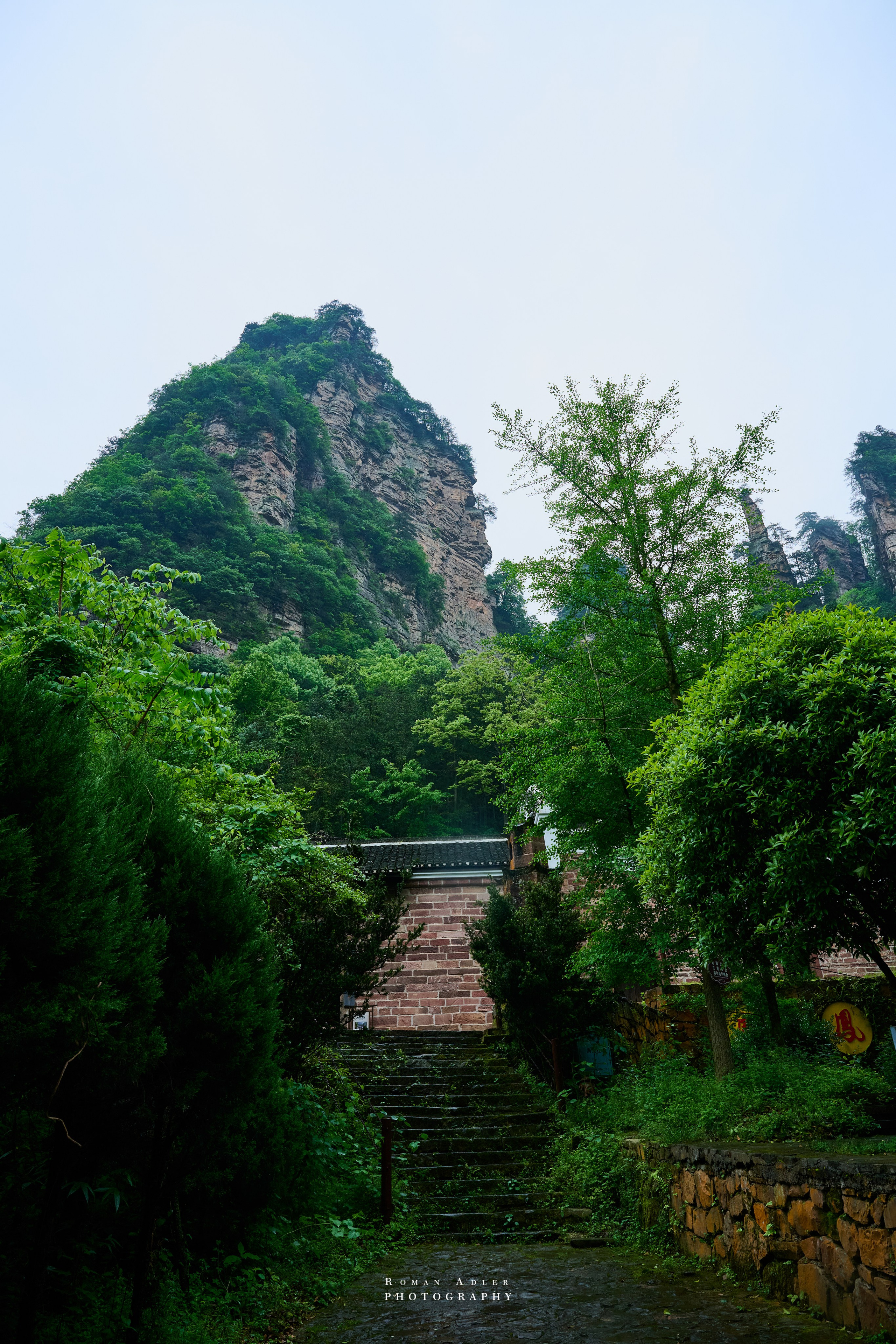 Zhangjiajie. Here, the sky seems to descend to the earth