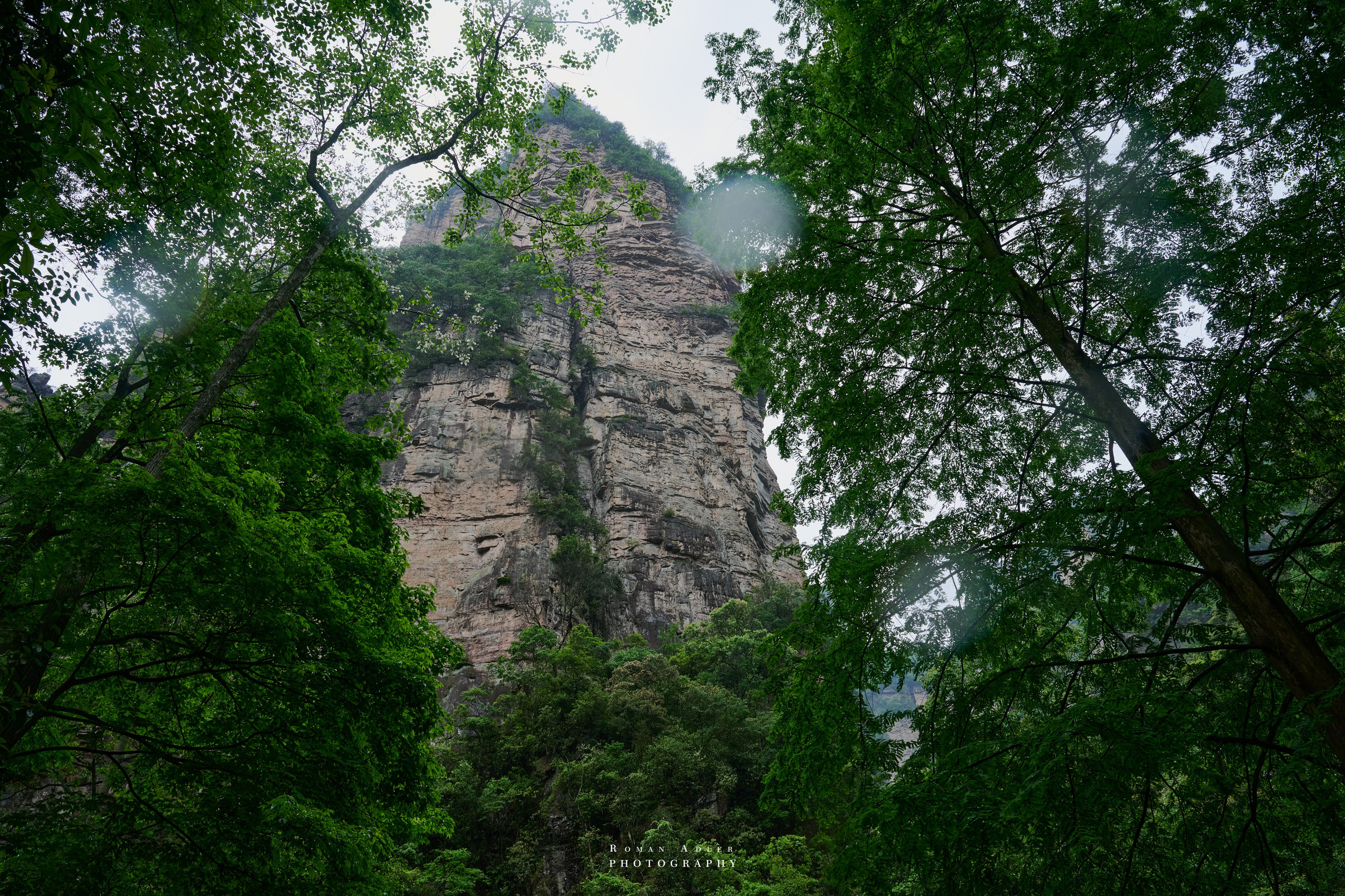 Zhangjiajie. Here, the sky seems to descend to the earth