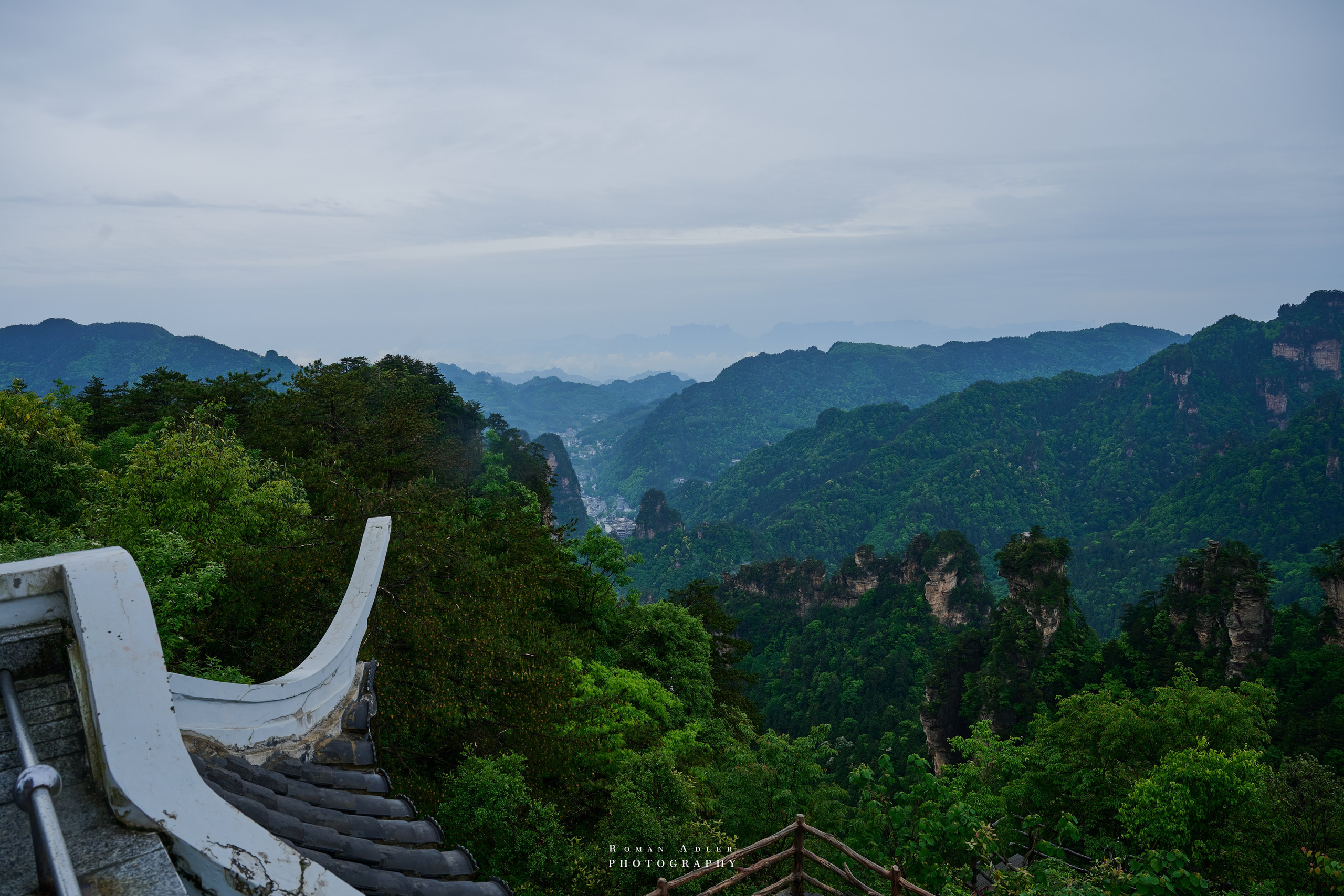 Zhangjiajie. Here, the sky seems to descend to the earth