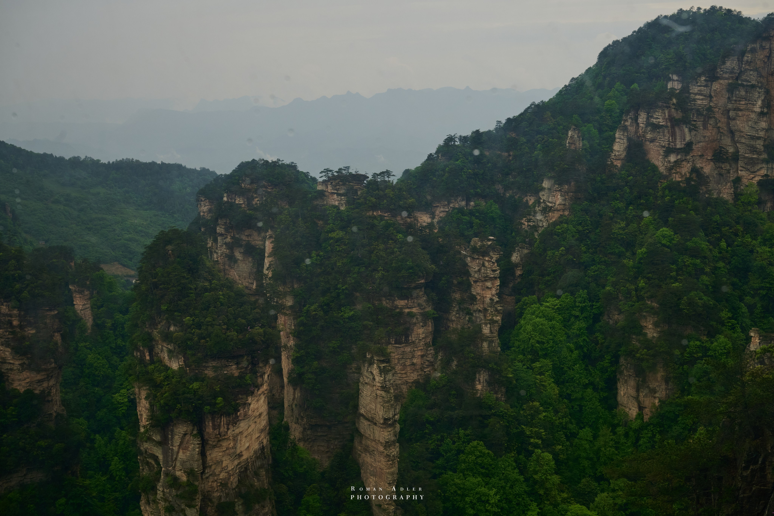 Zhangjiajie. Here, the sky seems to descend to the earth