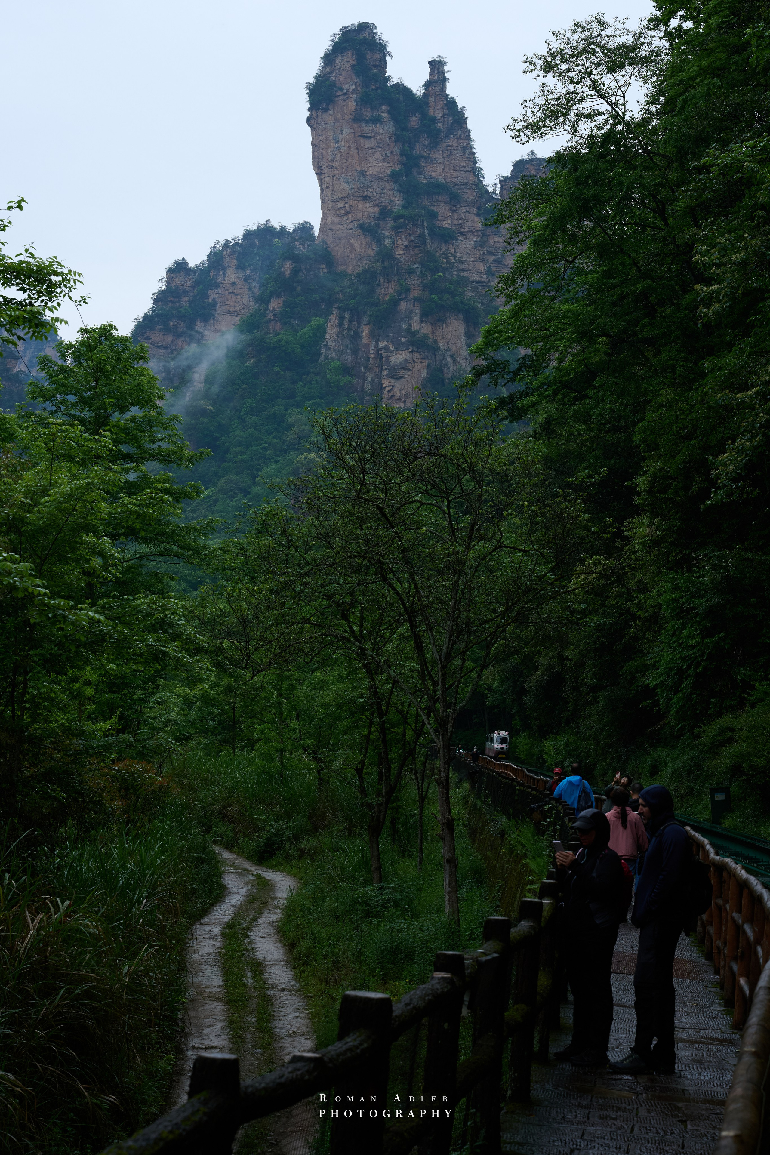 Zhangjiajie. Here, the sky seems to descend to the earth