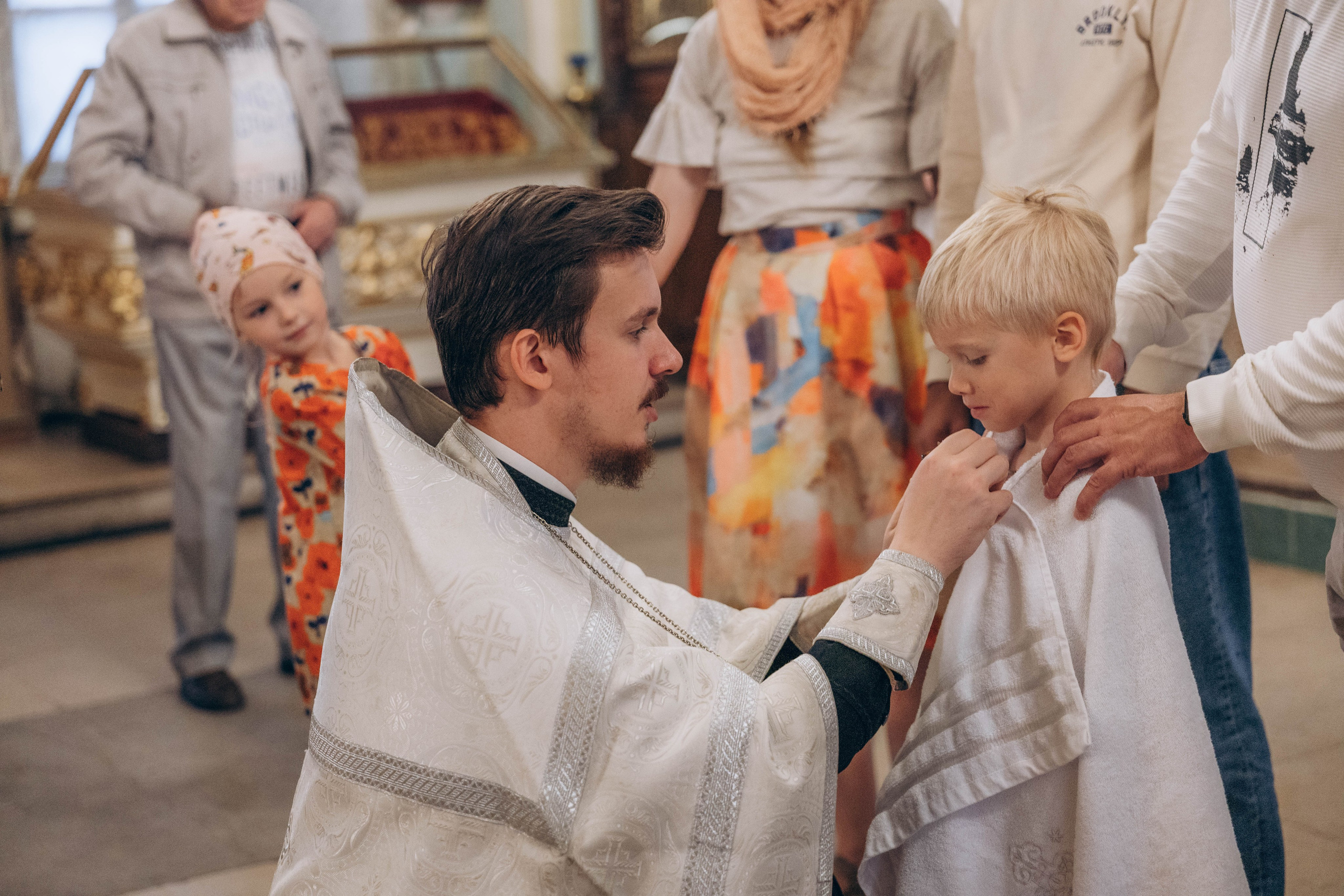 Церковный (крещение и венчание). Семейный фотограф Москва и область Дербунова Елена