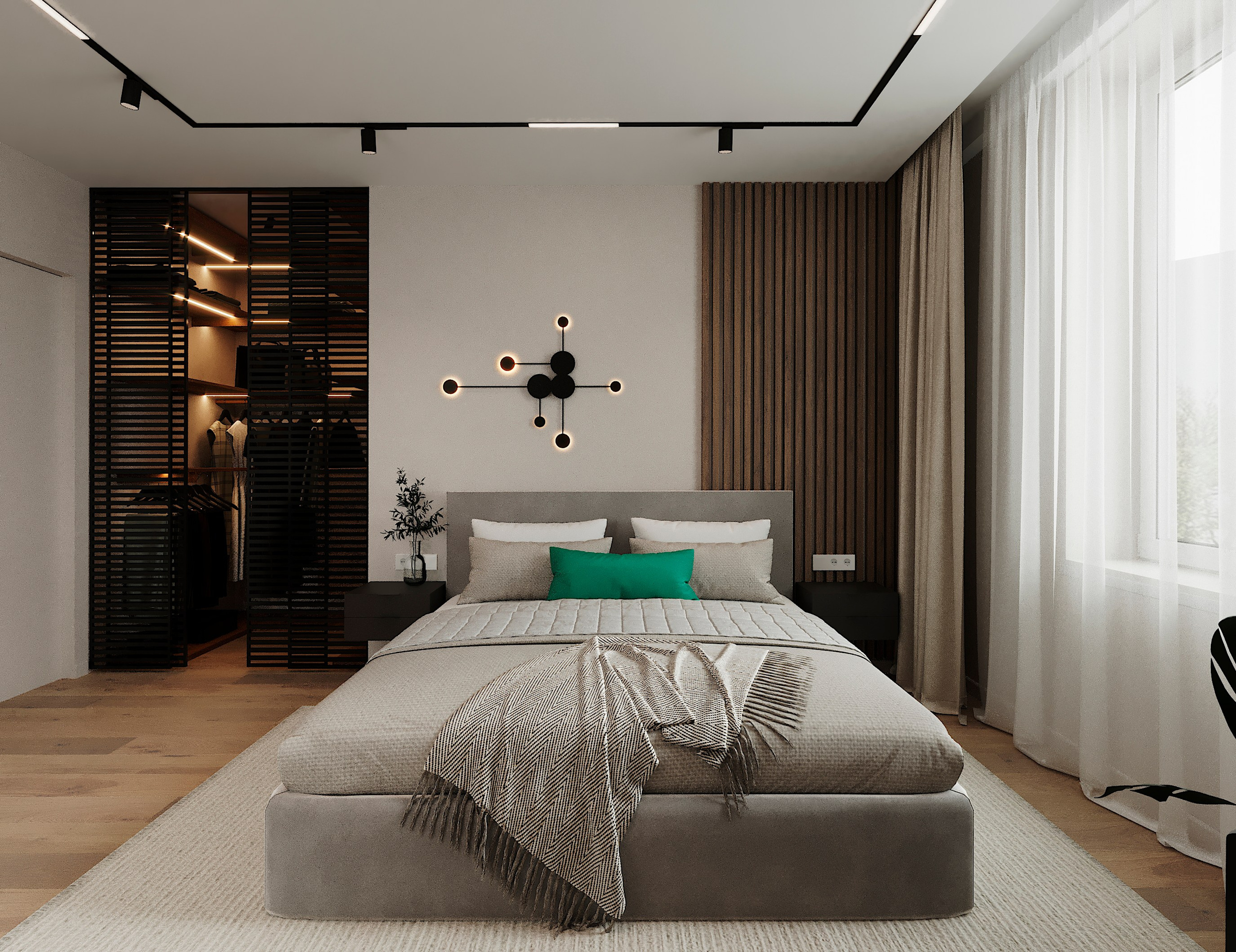 Современный интерьер с акцентами. Lina architector | Дизайн интерьера