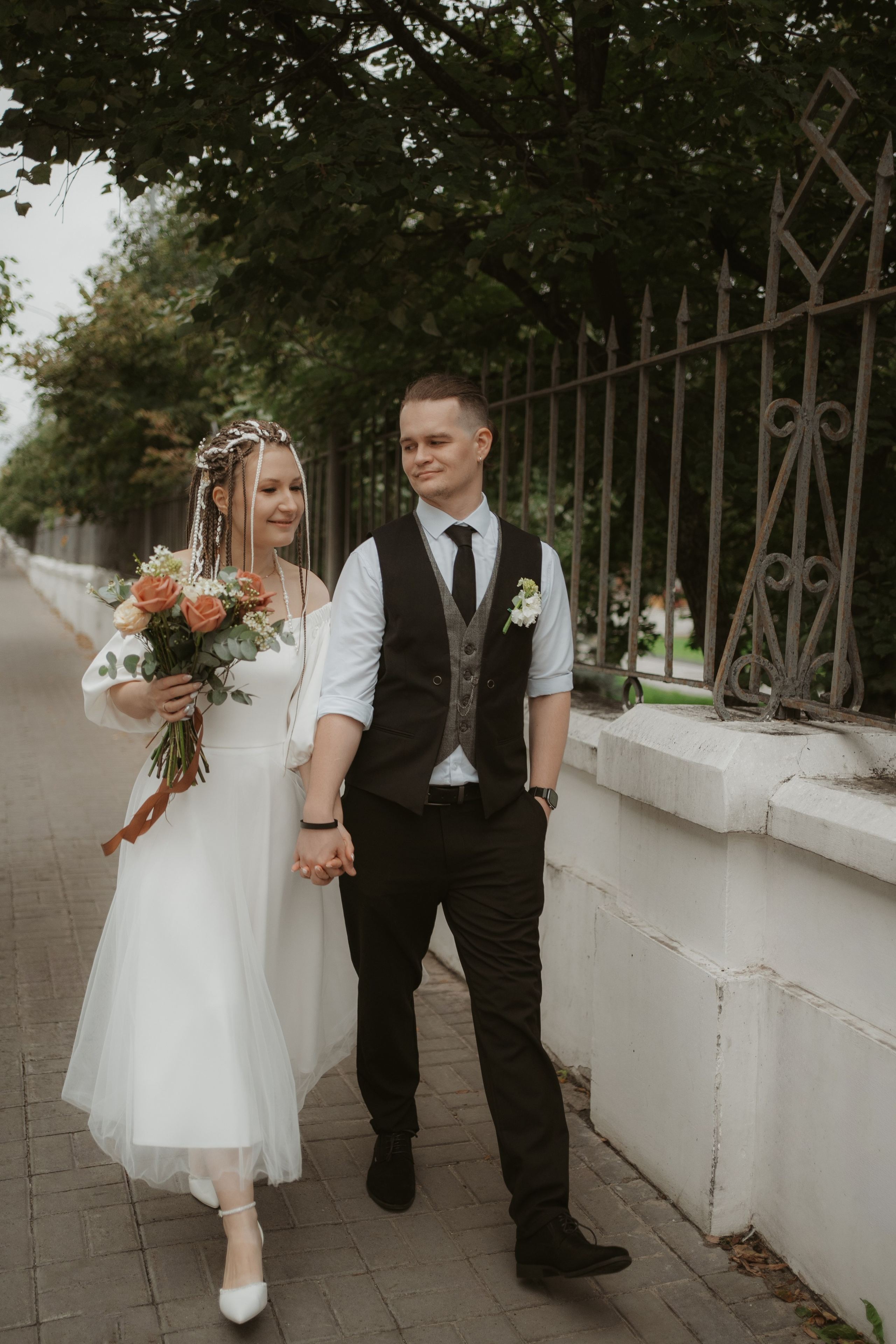 Женя и Рита, свадебная прогулка по Казани. Портретный фотограф в Казани, Красной Поляне и Сочи Анна Кузнецова