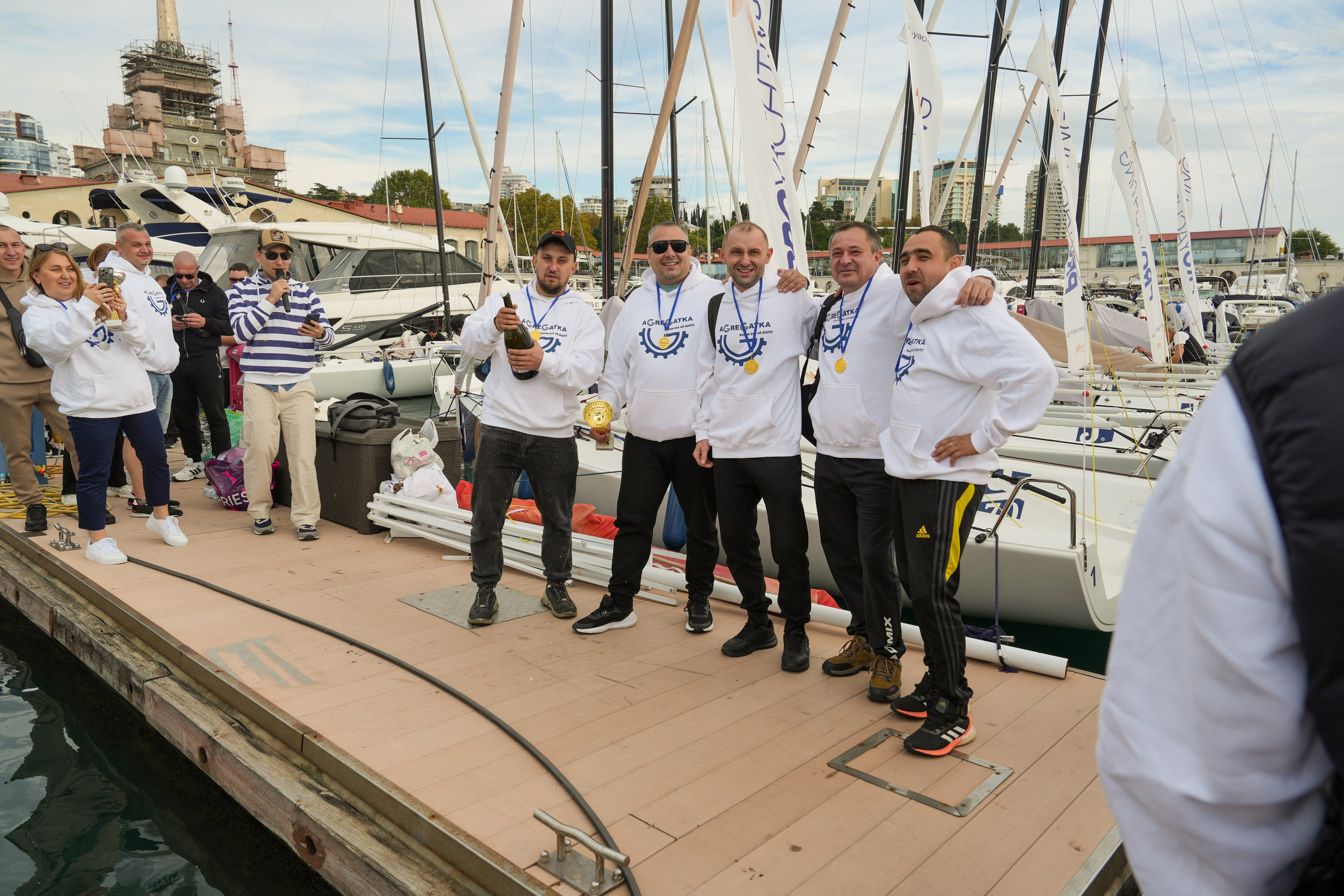 Яхтенная регата для компании Агрегатка. Репортажный фотограф в Красной Поляне и Сочи Павлюченко Екатерина