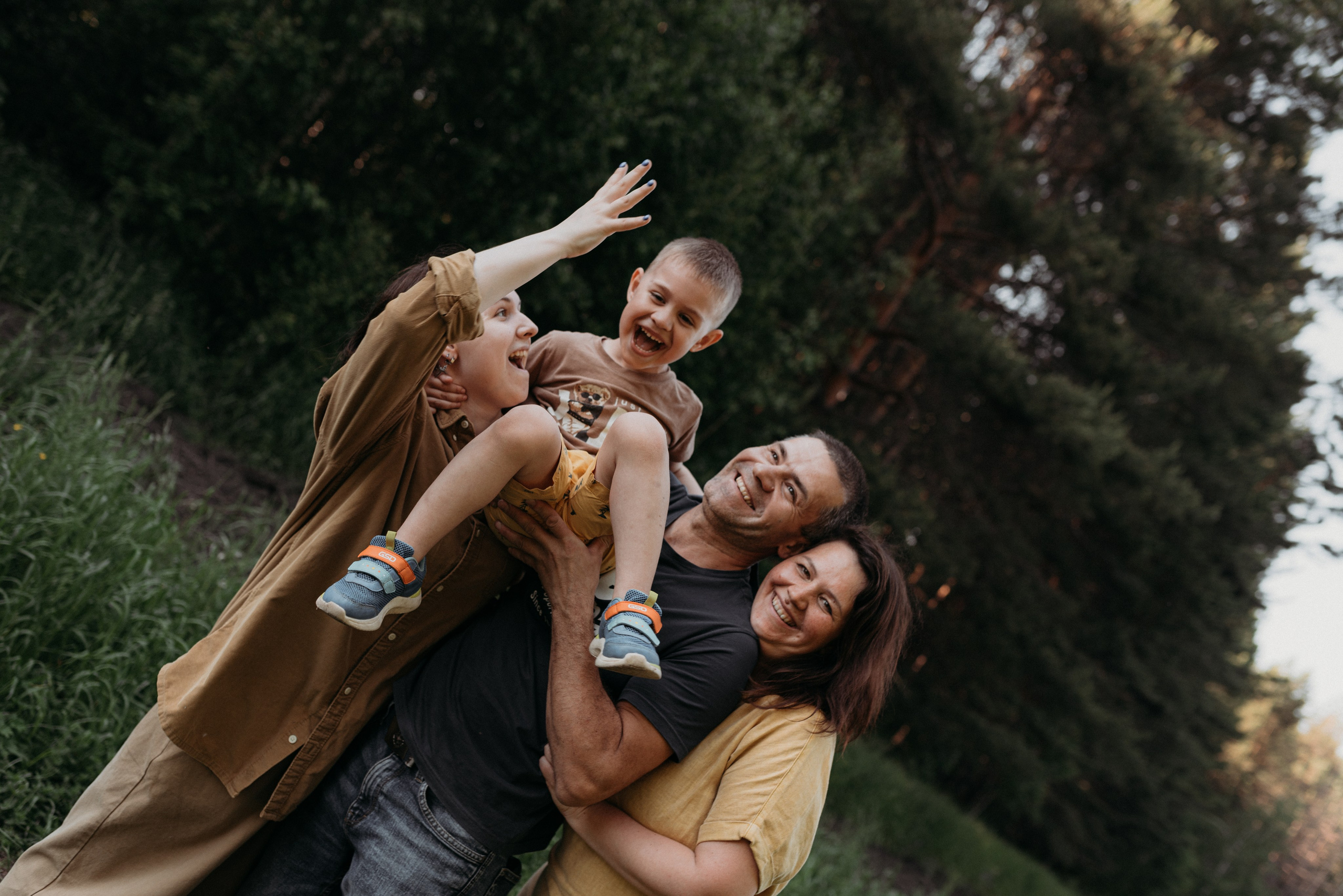 Ксюша, Никита, Люда и Леша. Семейный и детский фотограф в Новосибирске и Краснообске — Анна Ким