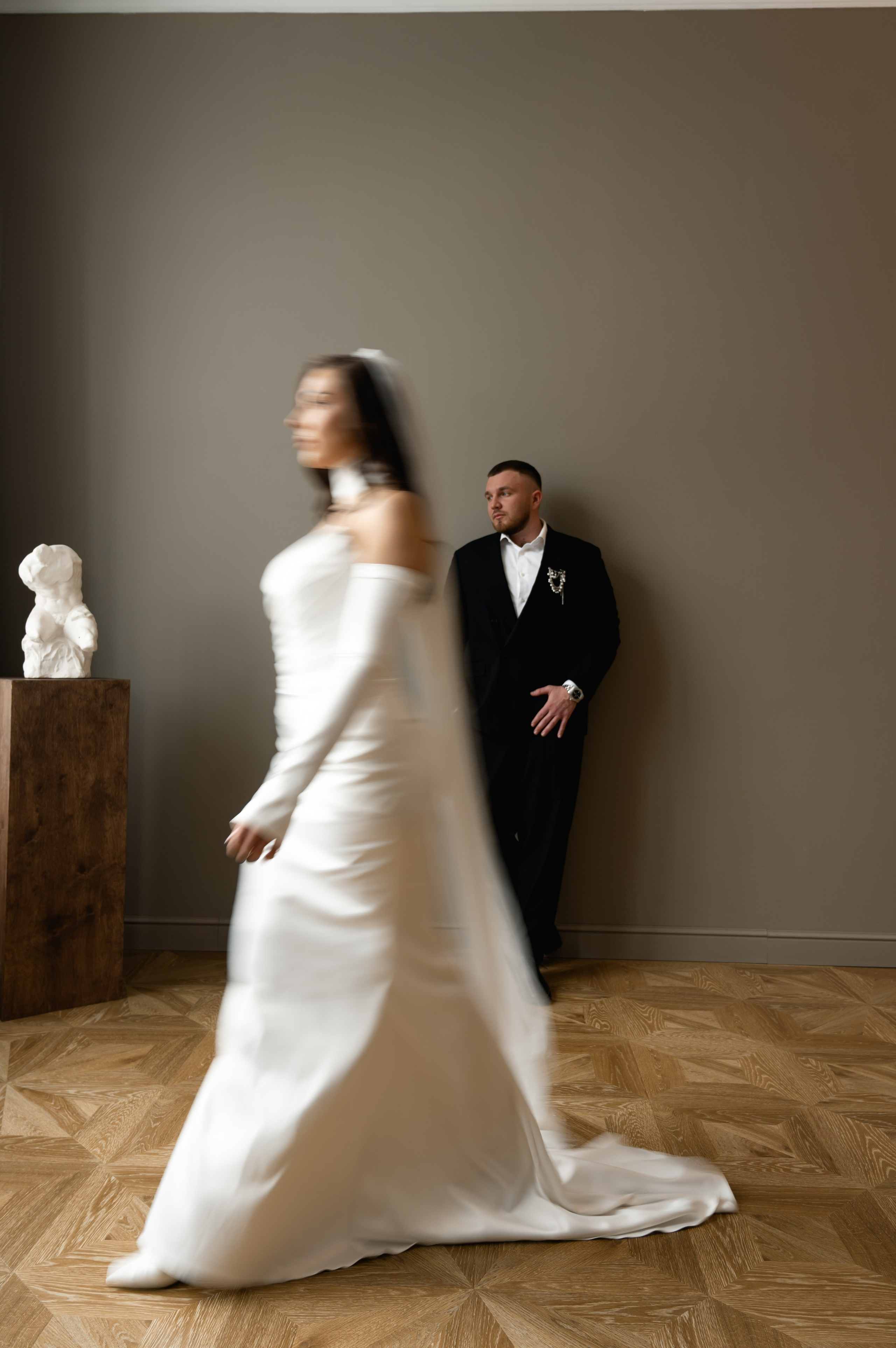 Свадебная фотосессия в студии. Свадебный и семейный фотограф в Краснодаре Алина Мельник