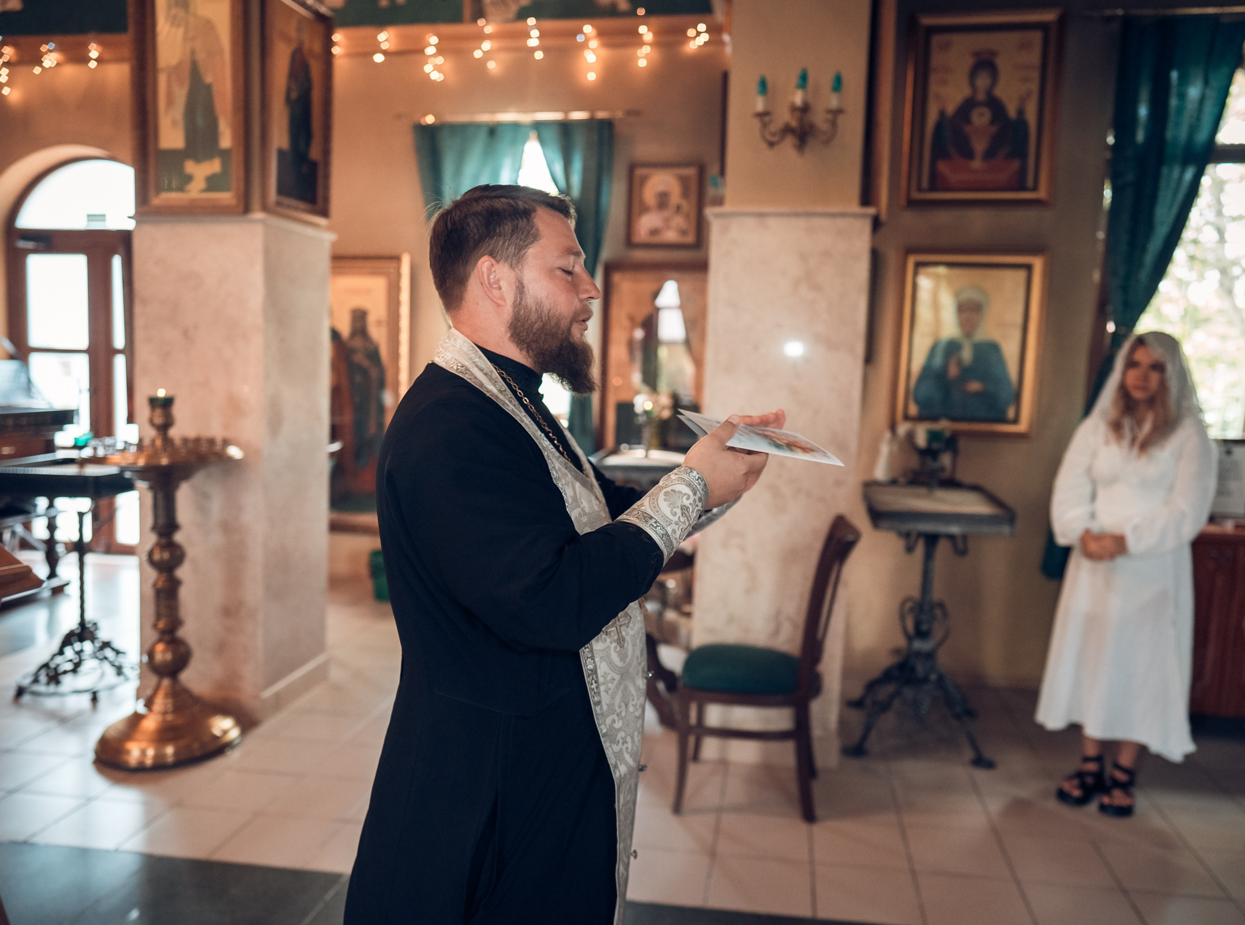 Крещение в храме Прп.Сергия Радонежского с. Орлиное. Церковный фотограф Севастополь