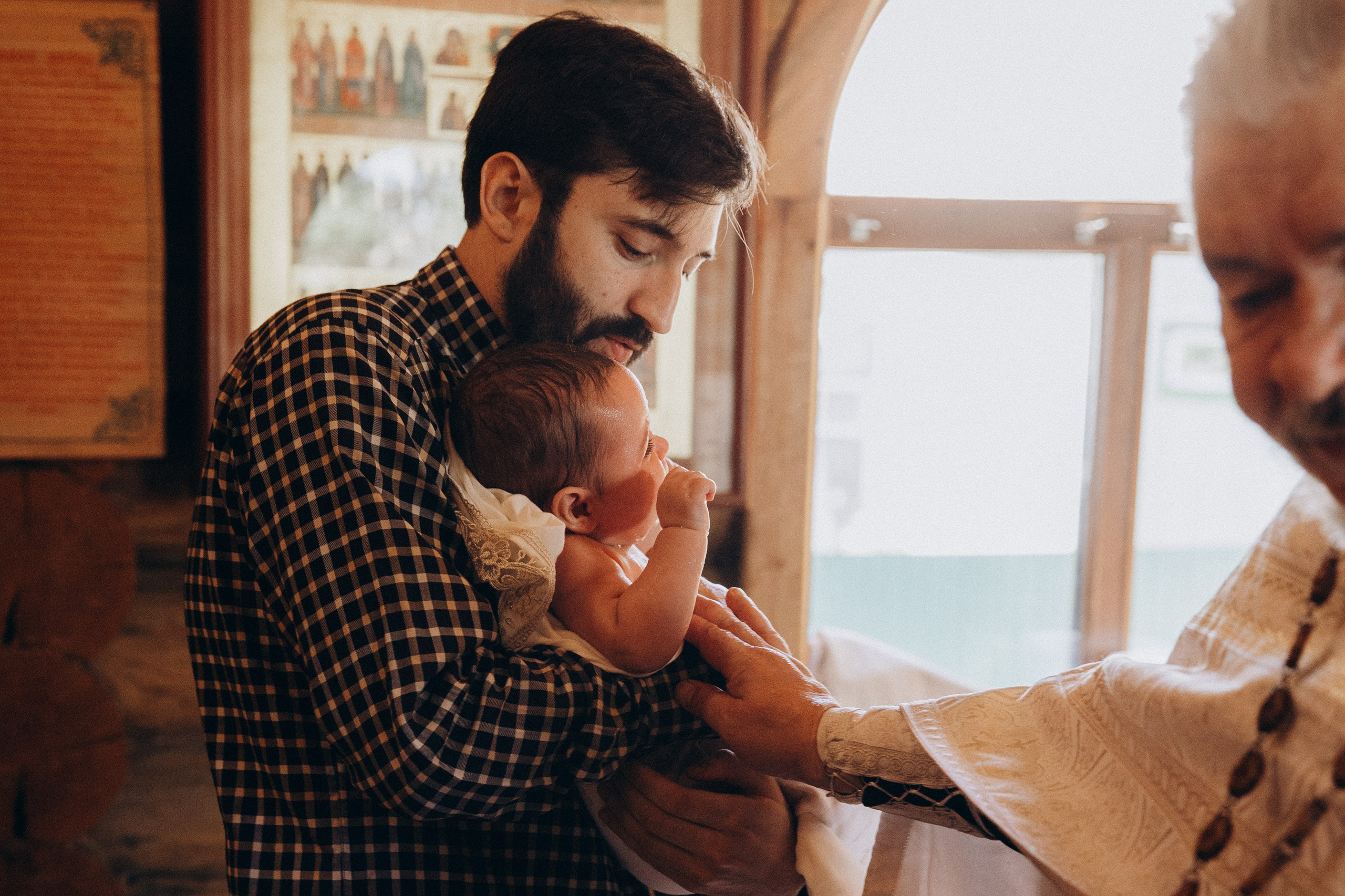 Крещение Даши и Маши. Семейный фотограф документалист в Пензе Лопатинская Татья