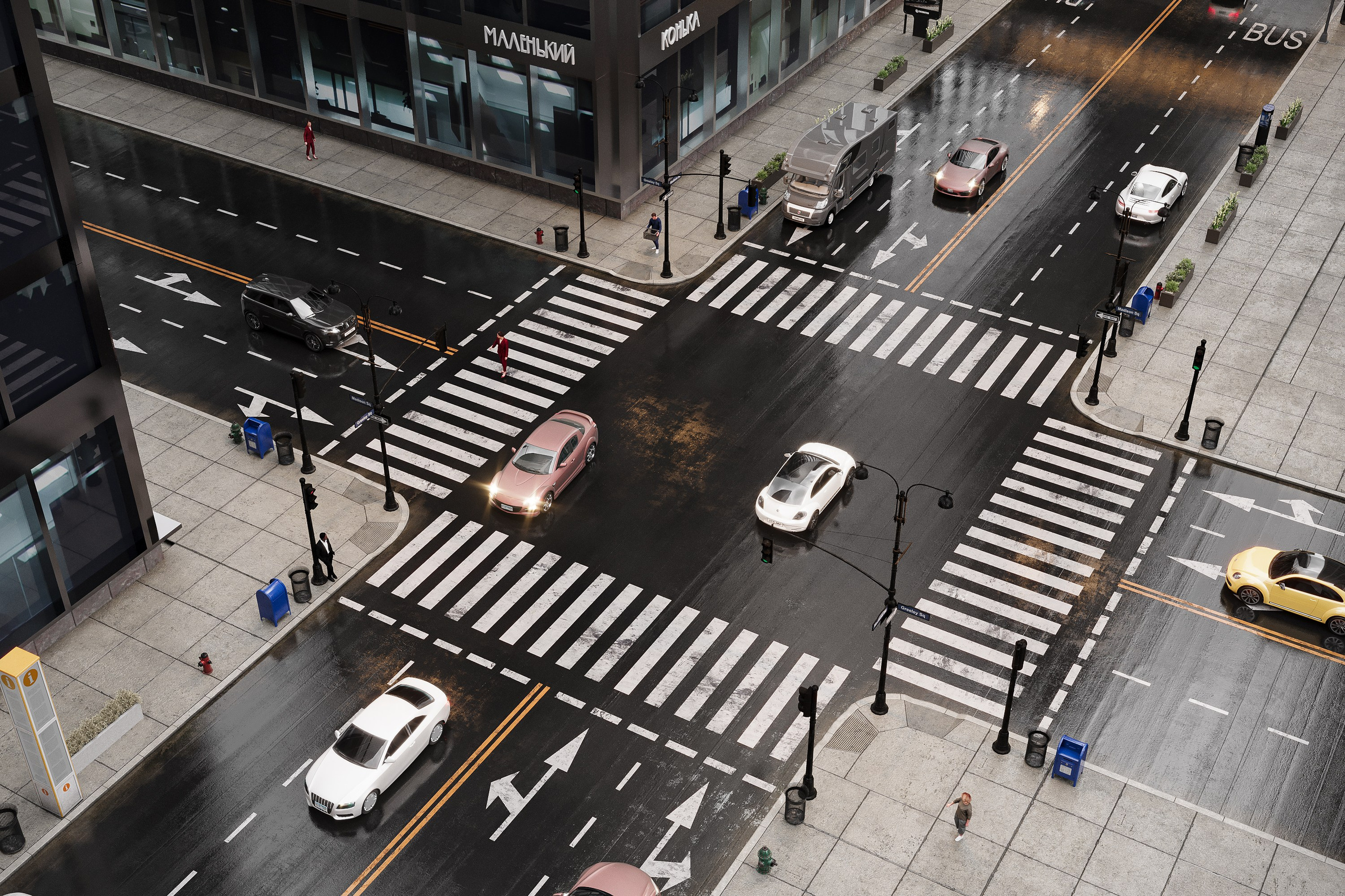 CITY. 3D визуализация интерьера и архитектурной среды