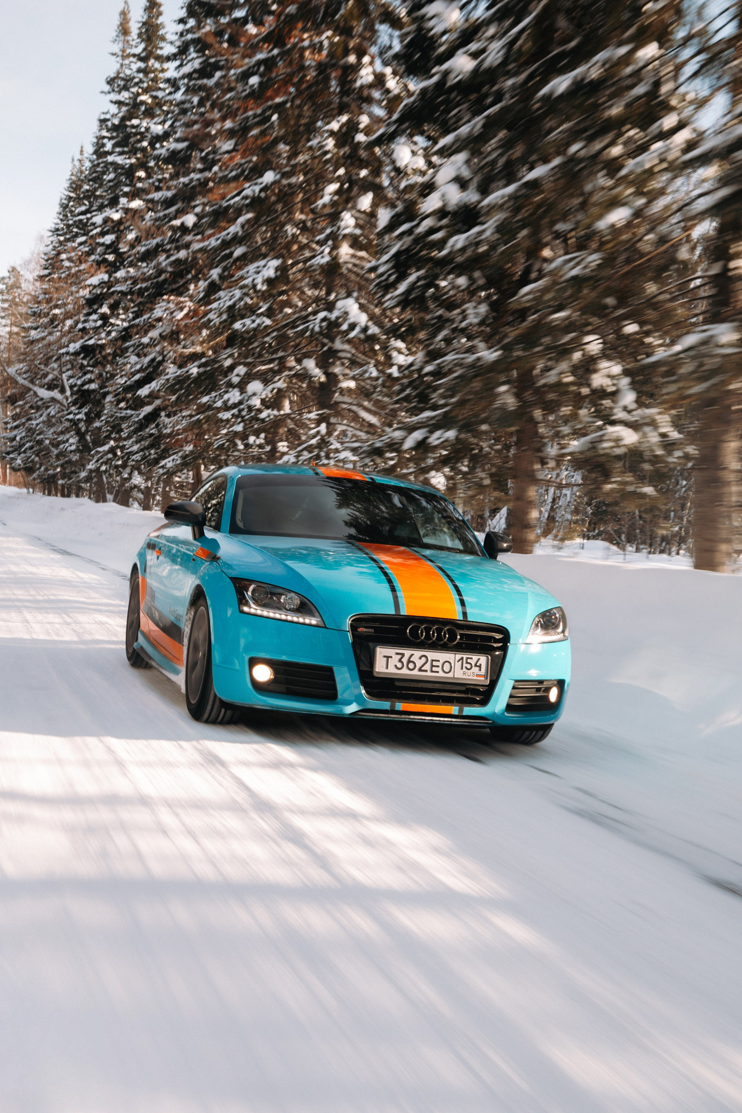 Audi TT shades of blue. Автомобильный фотограф и видеограф в Новосибирске|Александра Косухина