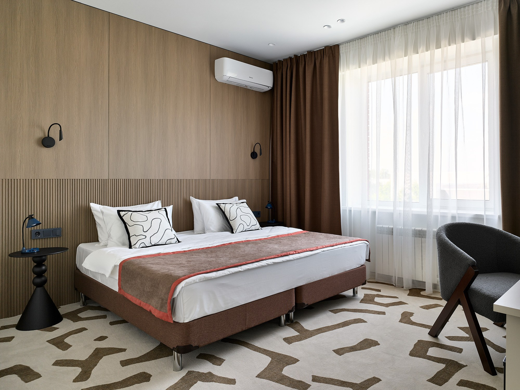 Отель М.33 ПАРК И СПА. Дизайнер интерьера Ксюша Шакирова, создание дизайн проектов под ключ