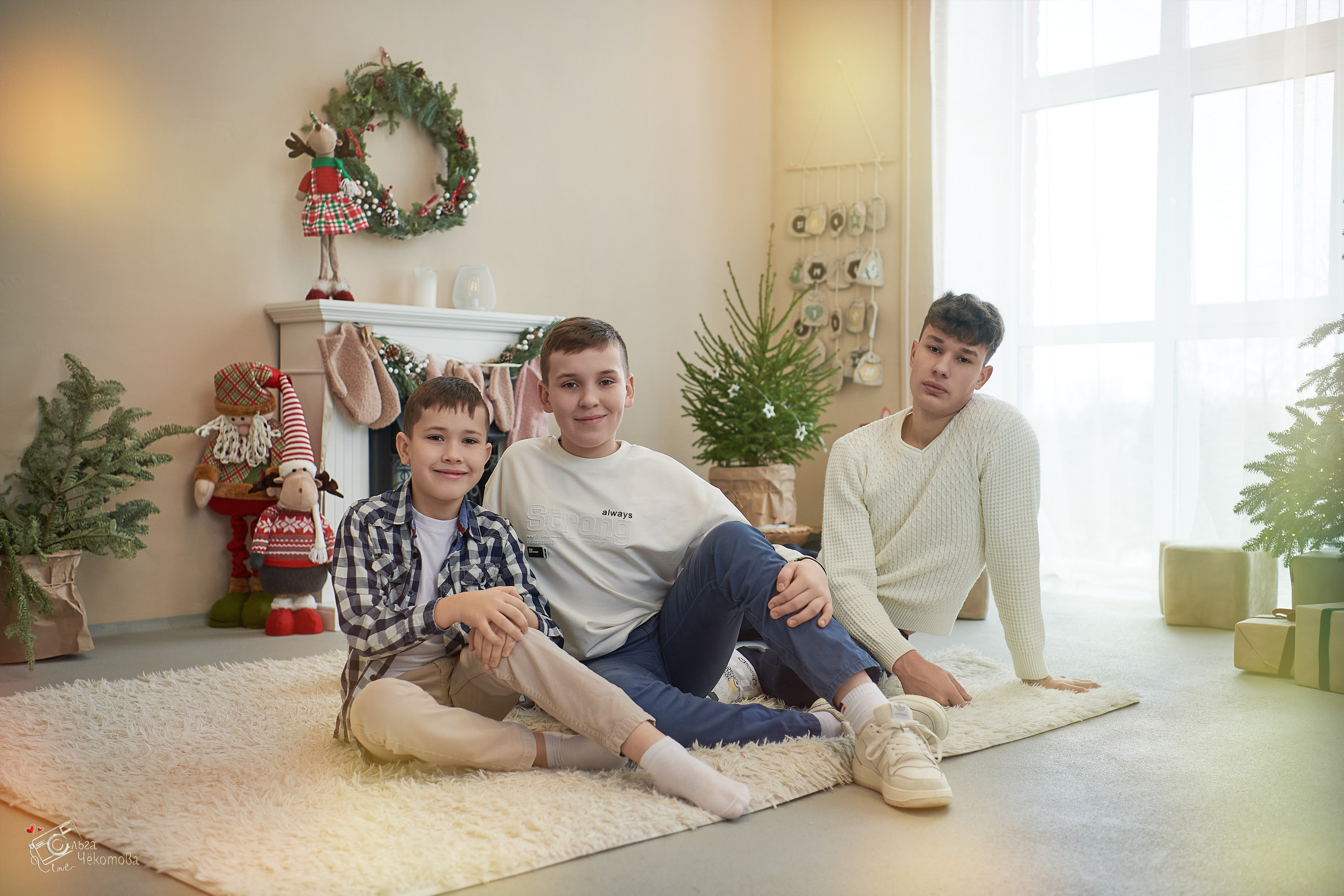 Новогодняя сказка для большой семьи. Ольга Чёкотова (Фотограф Кострома)