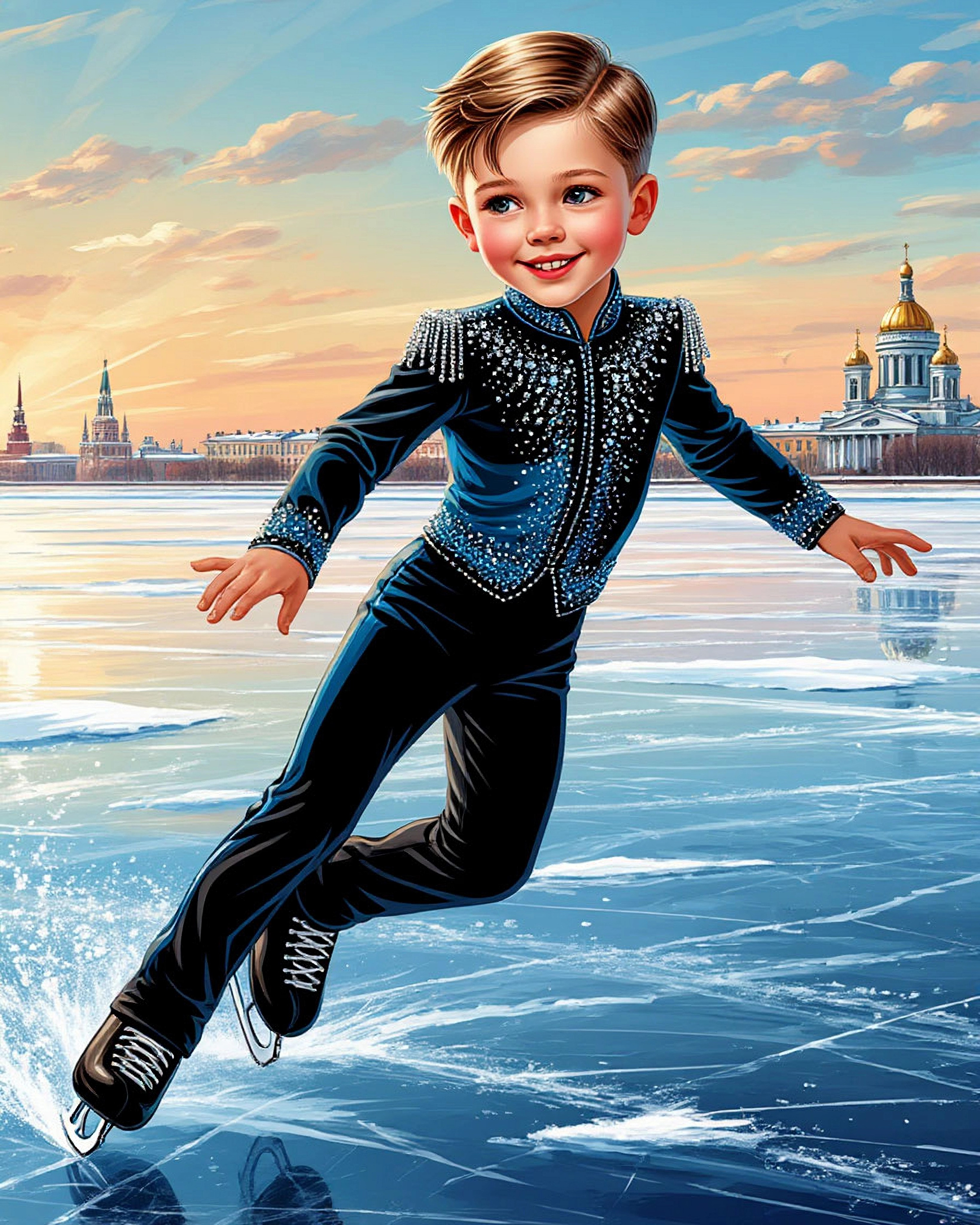 ФК мальчики с ФОНОМ. Фигурное катание для взрослых и детей на Васильевском 🌟