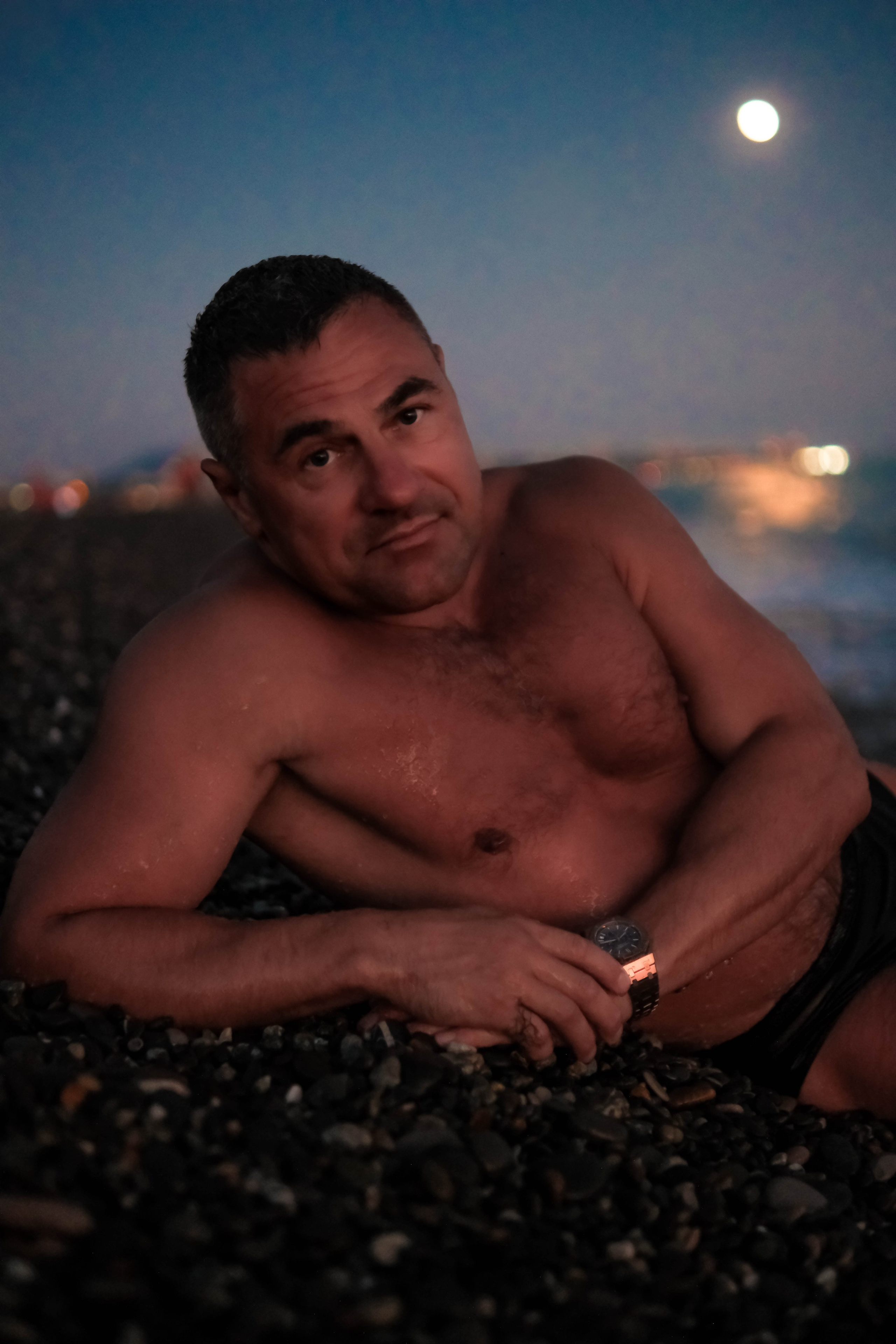 Андрей на пляже. Фотограф Черненко Дарья