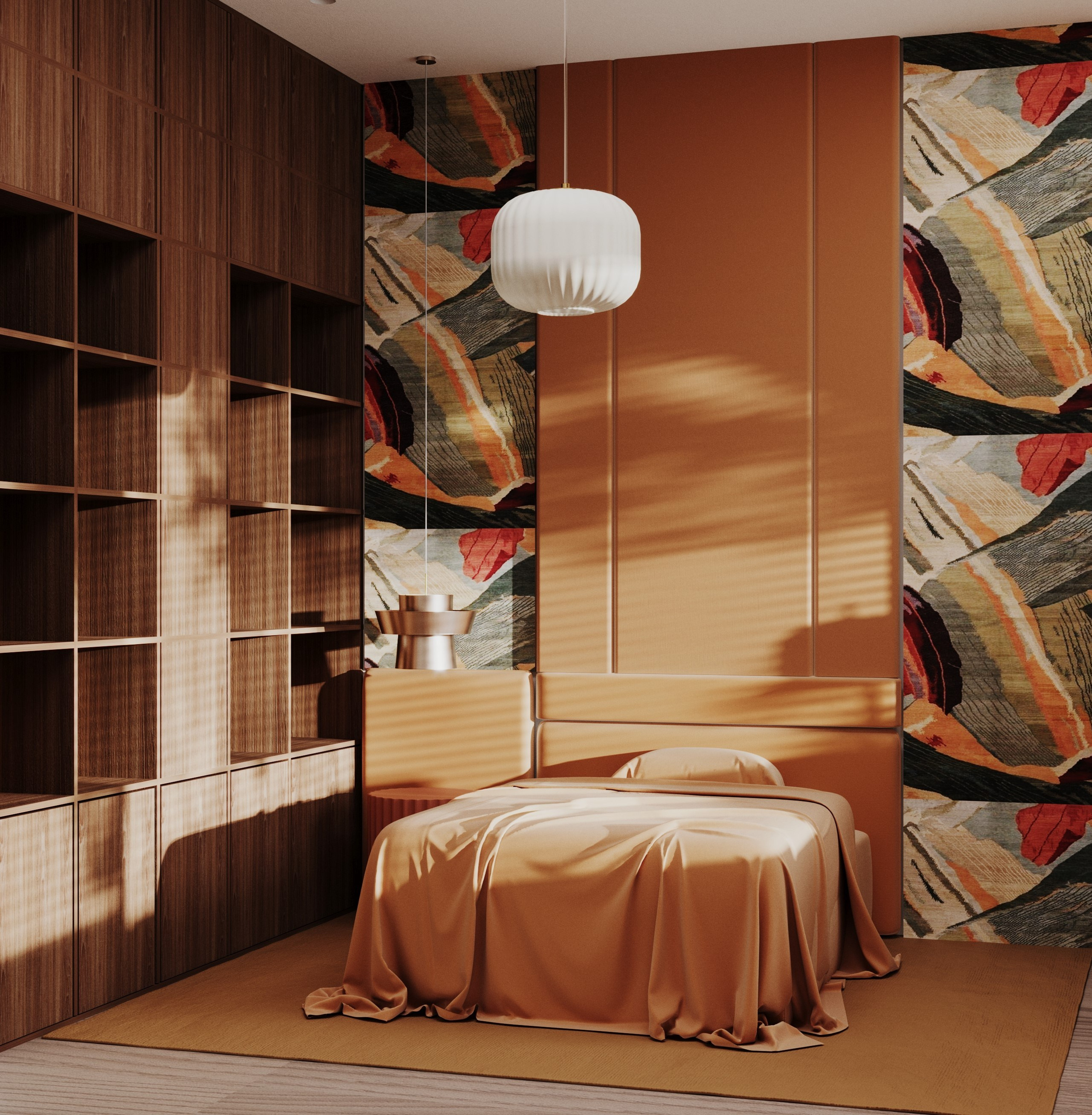 Интерьер загородного дома. Студенческий проект, 2024 г. Главная