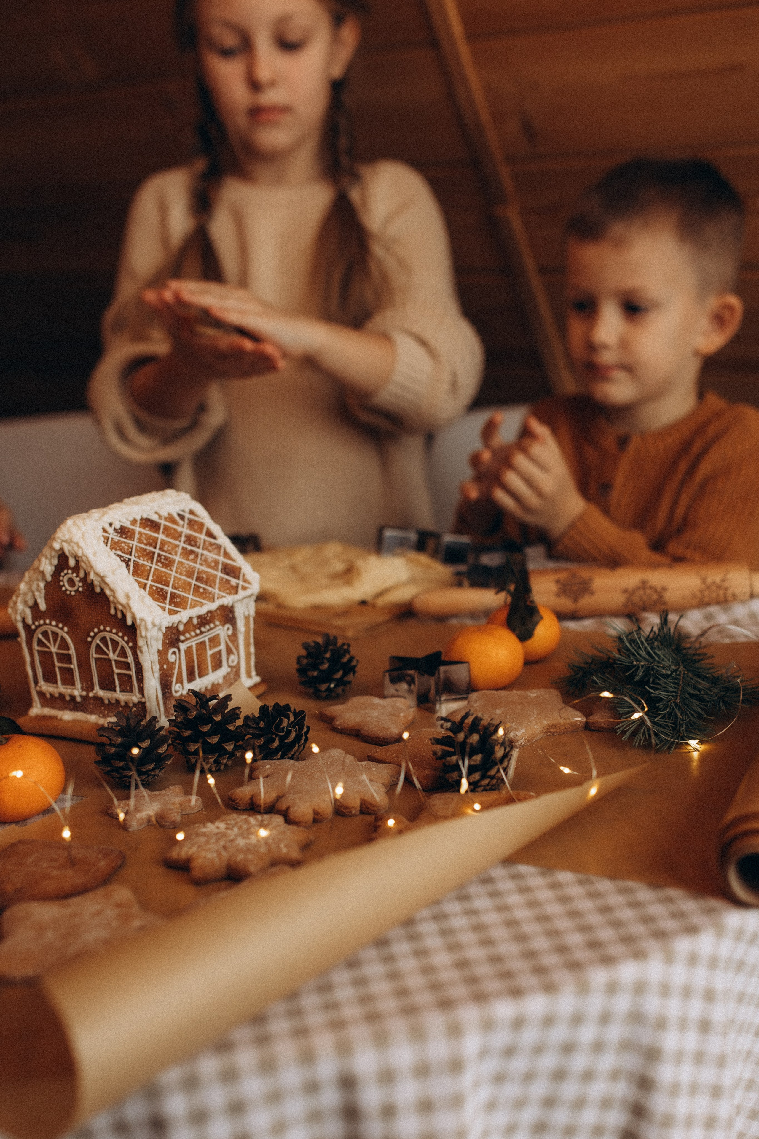 Предновогодняя история в домике. Семейный фотограф lifestyle в Новосибирске Елена Шпилевая
