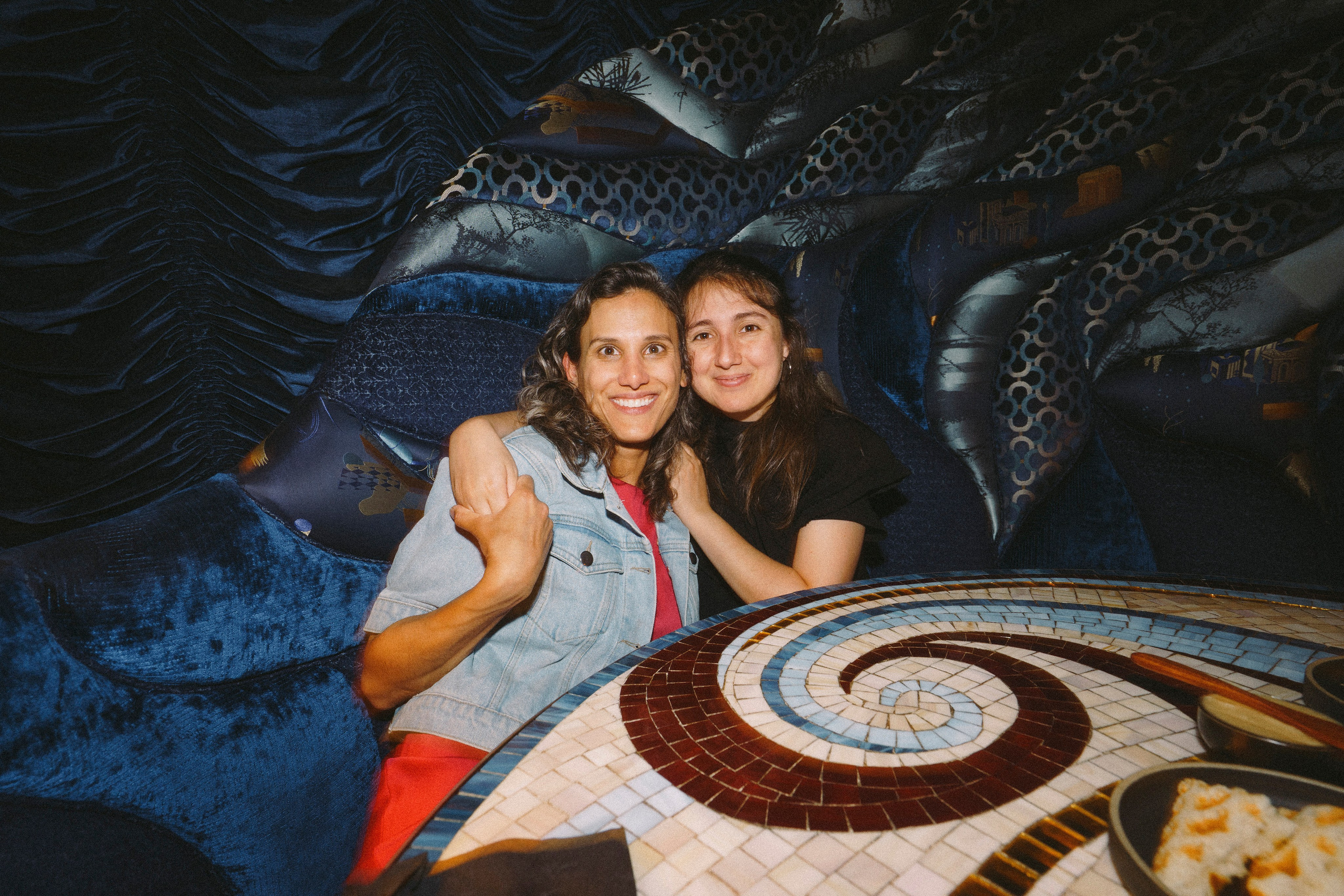 Birthday party at a restaurant. New York photographer RINAT SHAHMETOV in New York city