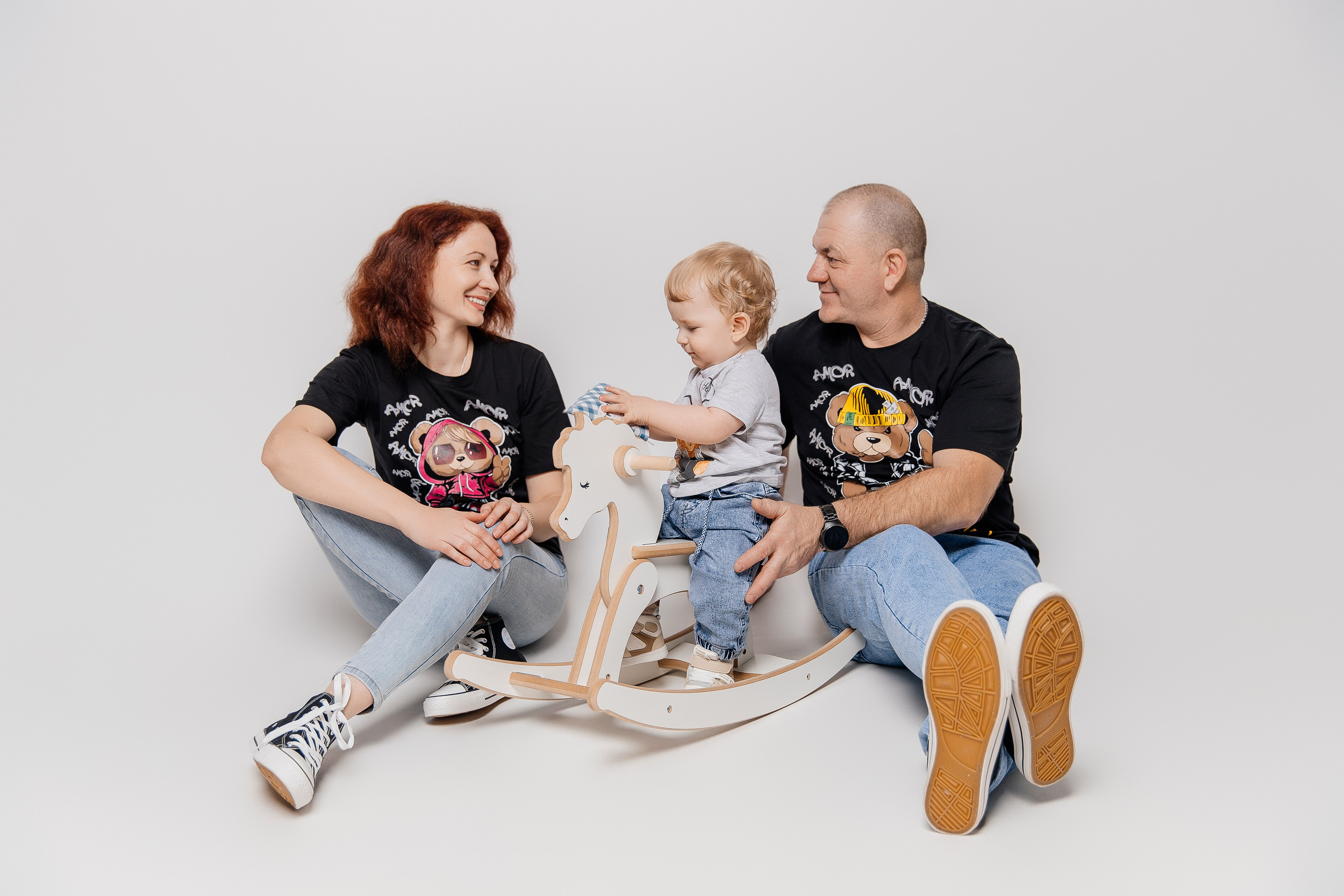 Семейная в студии 2. Семейный и Детский фотограф г. Москва, г. Борисоглебск