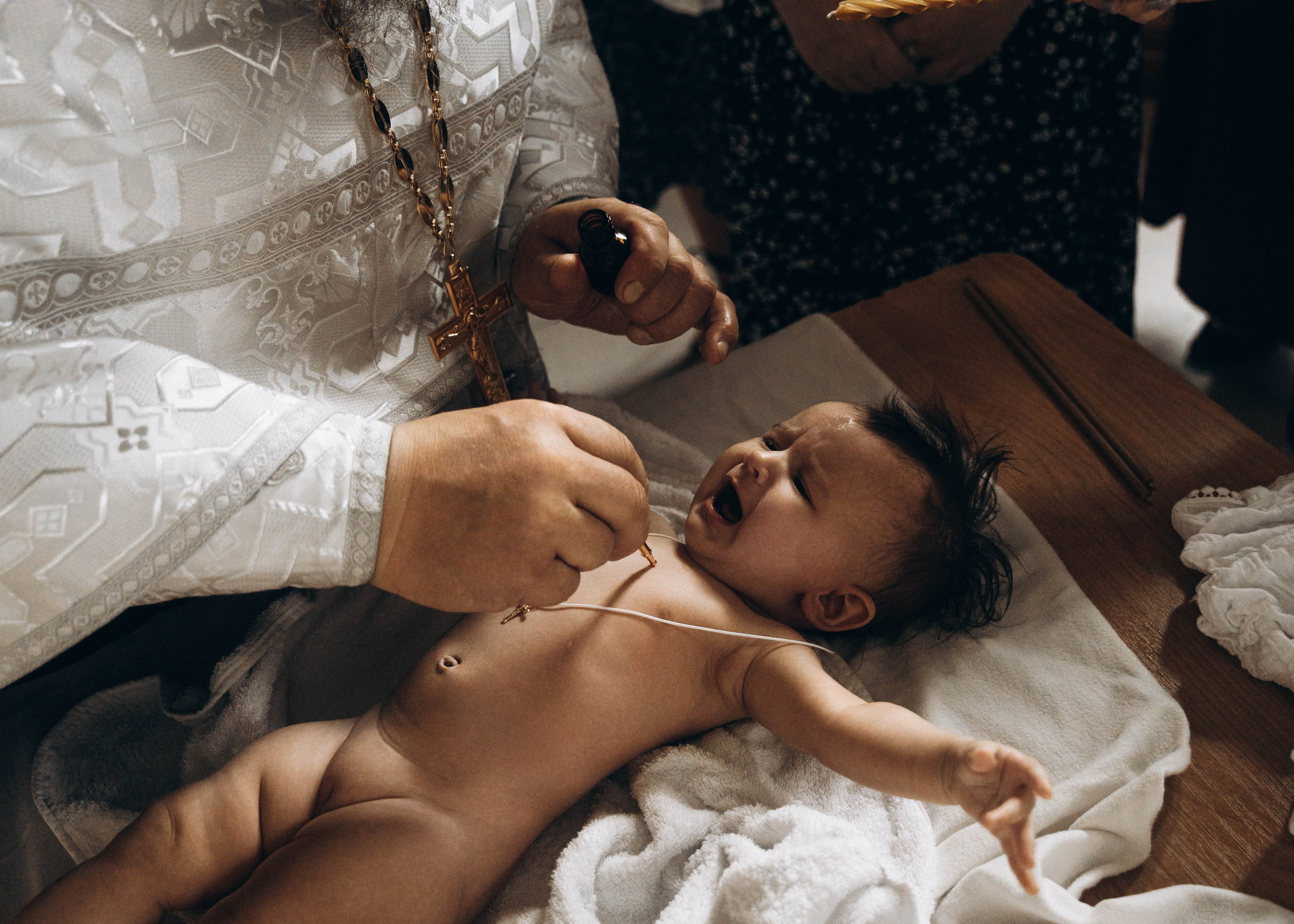 КРЕЩЕНИЕ. Фотосессия новорожденных в Москве и Московской области