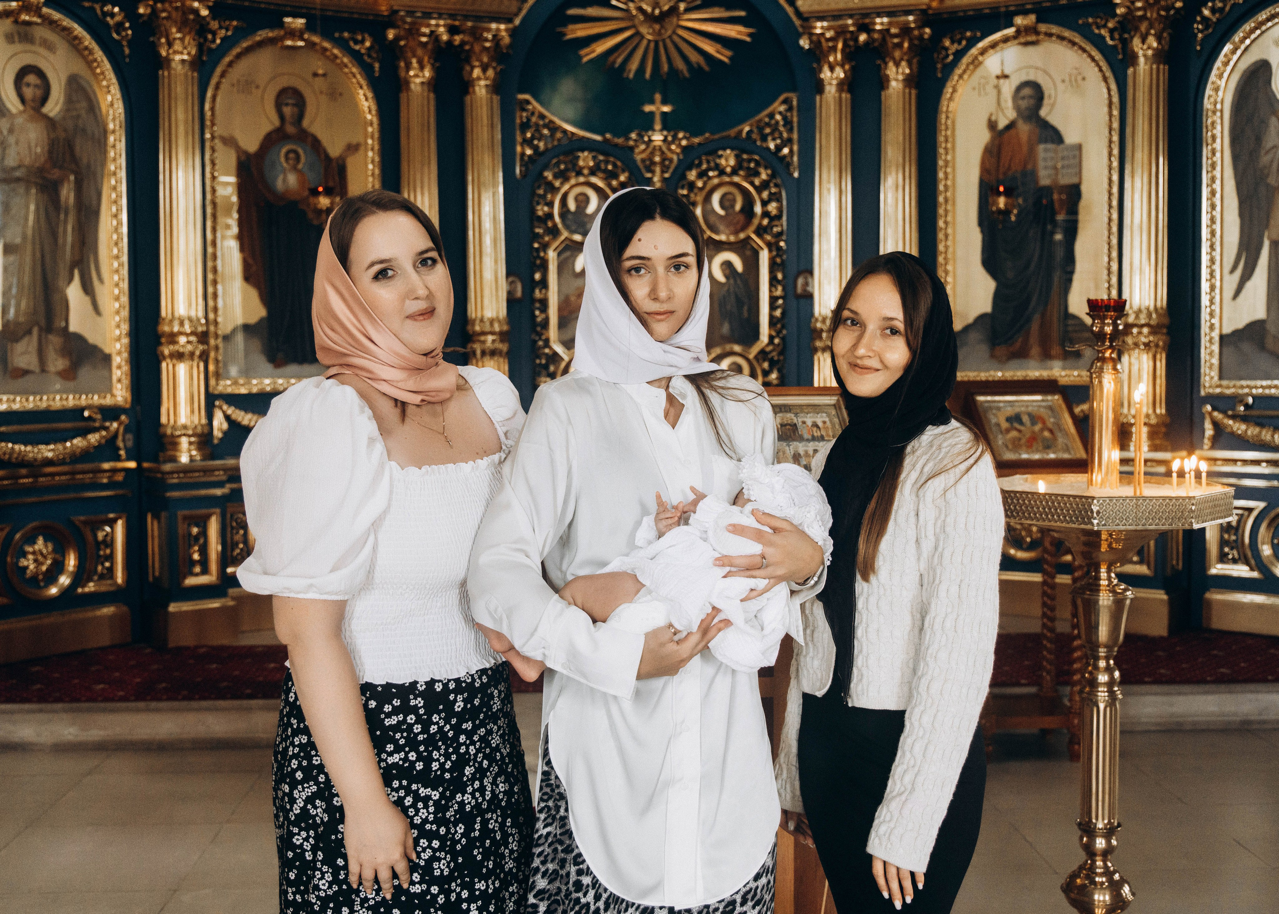 КРЕЩЕНИЕ. Фотосессия новорожденных в Москве и Московской области